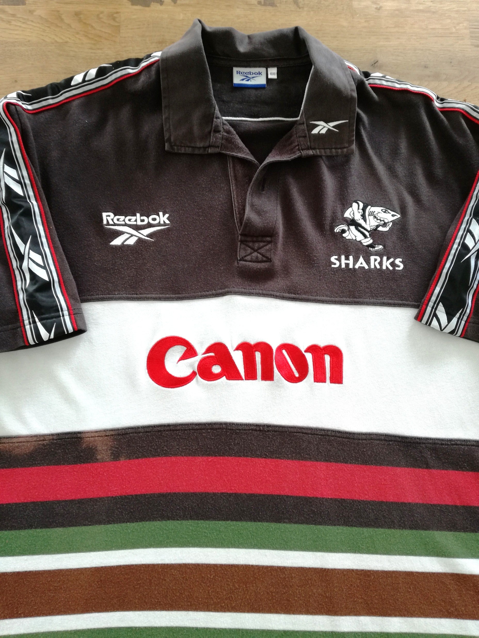 1999 Sharks Home Rugby Shirt (XL)