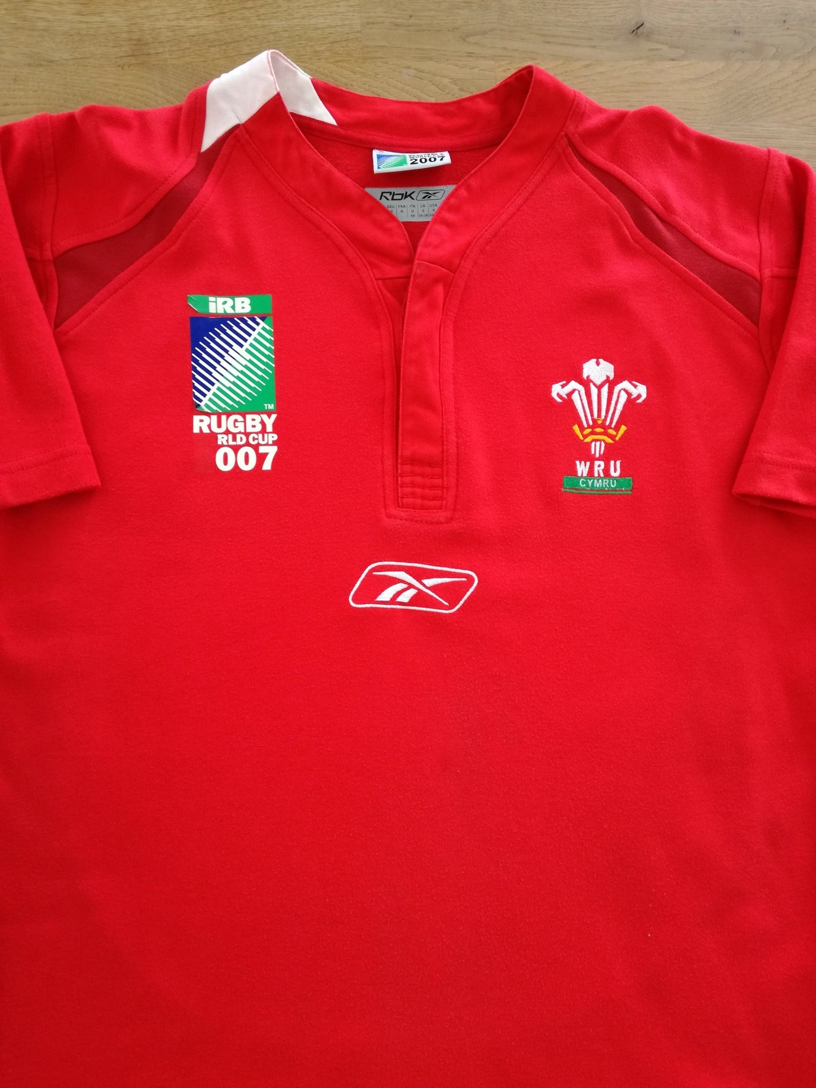 2007 Wales Home World Cup Rugby Shirt (S)