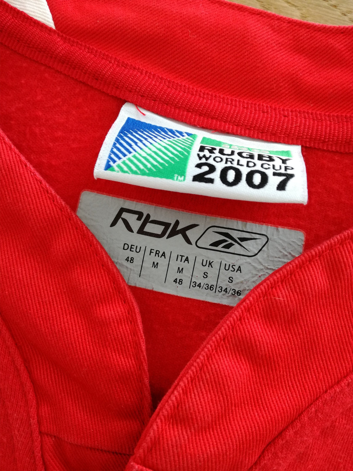 2007 Wales Home World Cup Rugby Shirt (S)