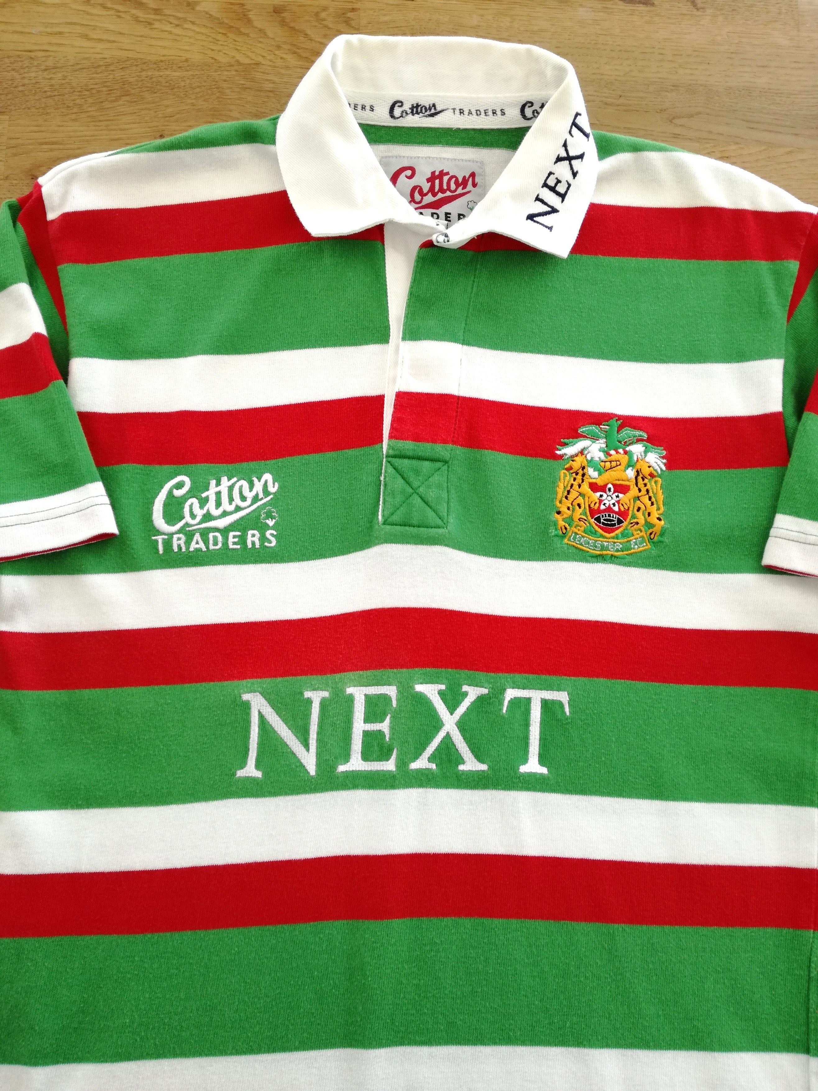 1997/98 Leicester Tigers Home short sleeve Rugby Shirt