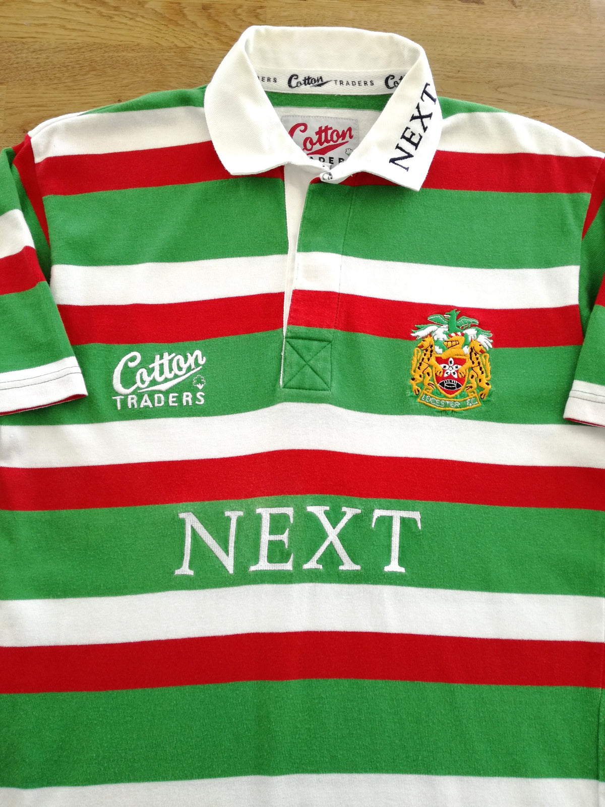 1997/98 Leicester Tigers Home short sleeve Rugby Shirt