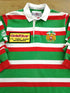 1995/96 Leicester Tigers Home Long Sleeve Rugby Shirt