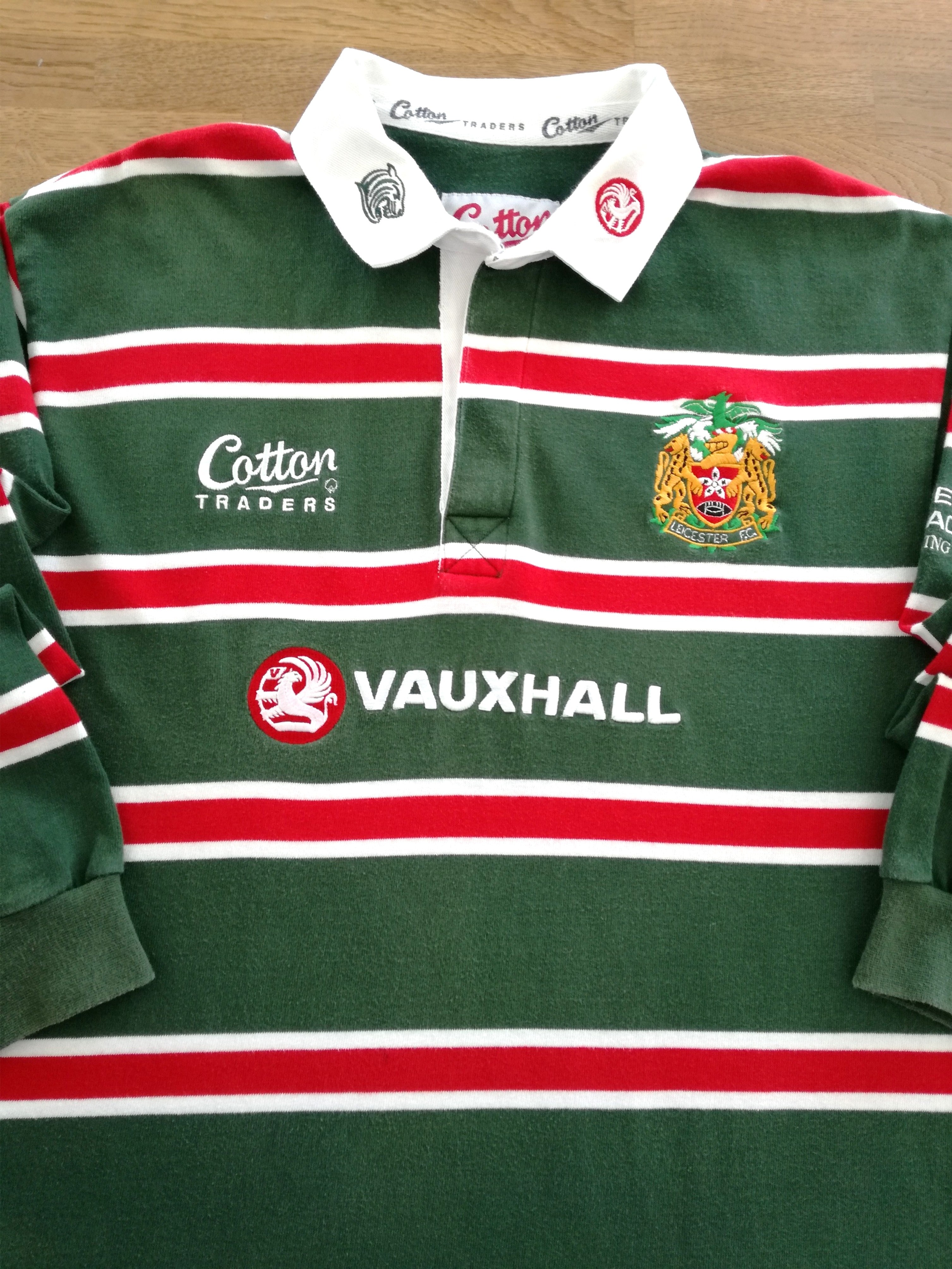 1999/00 Leicester Tigers Home Long Sleeve Rugby Shirt