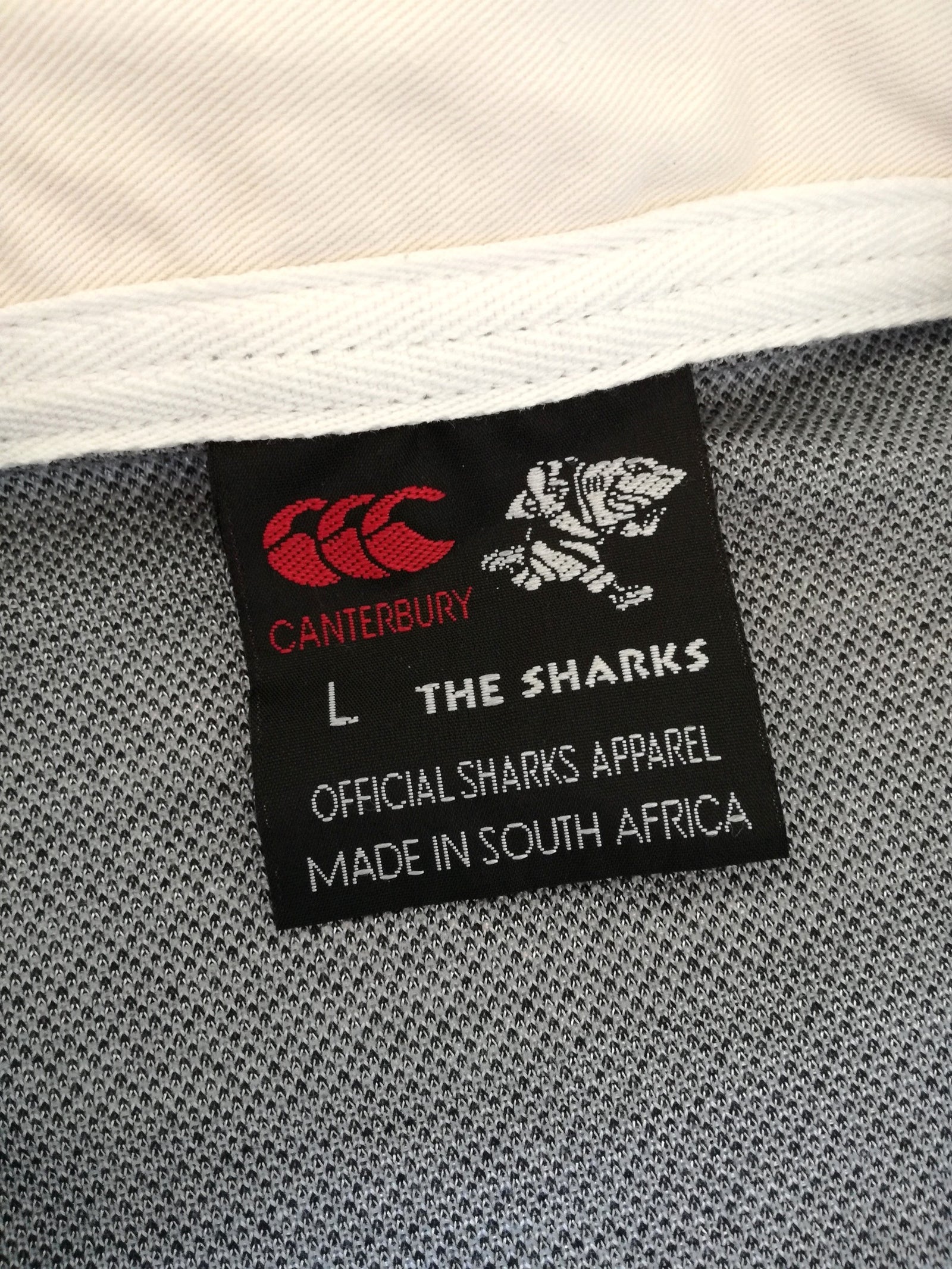 2001 Sharks Home Super12 Rugby Shirt (L)