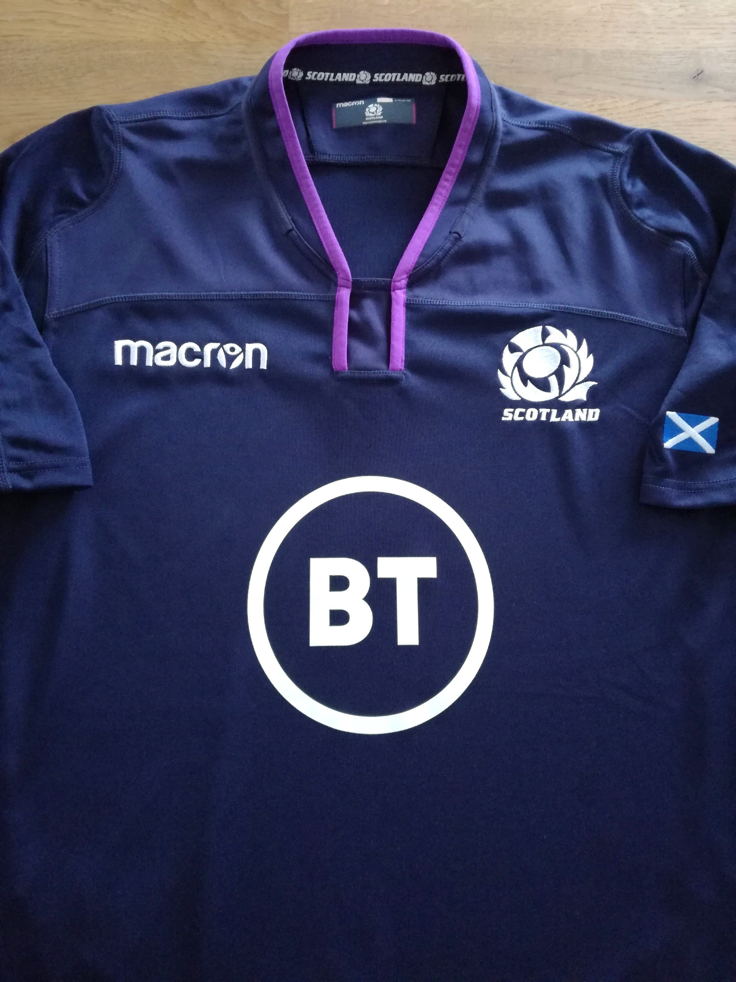 2019 Scotland Home Rugby Shirt