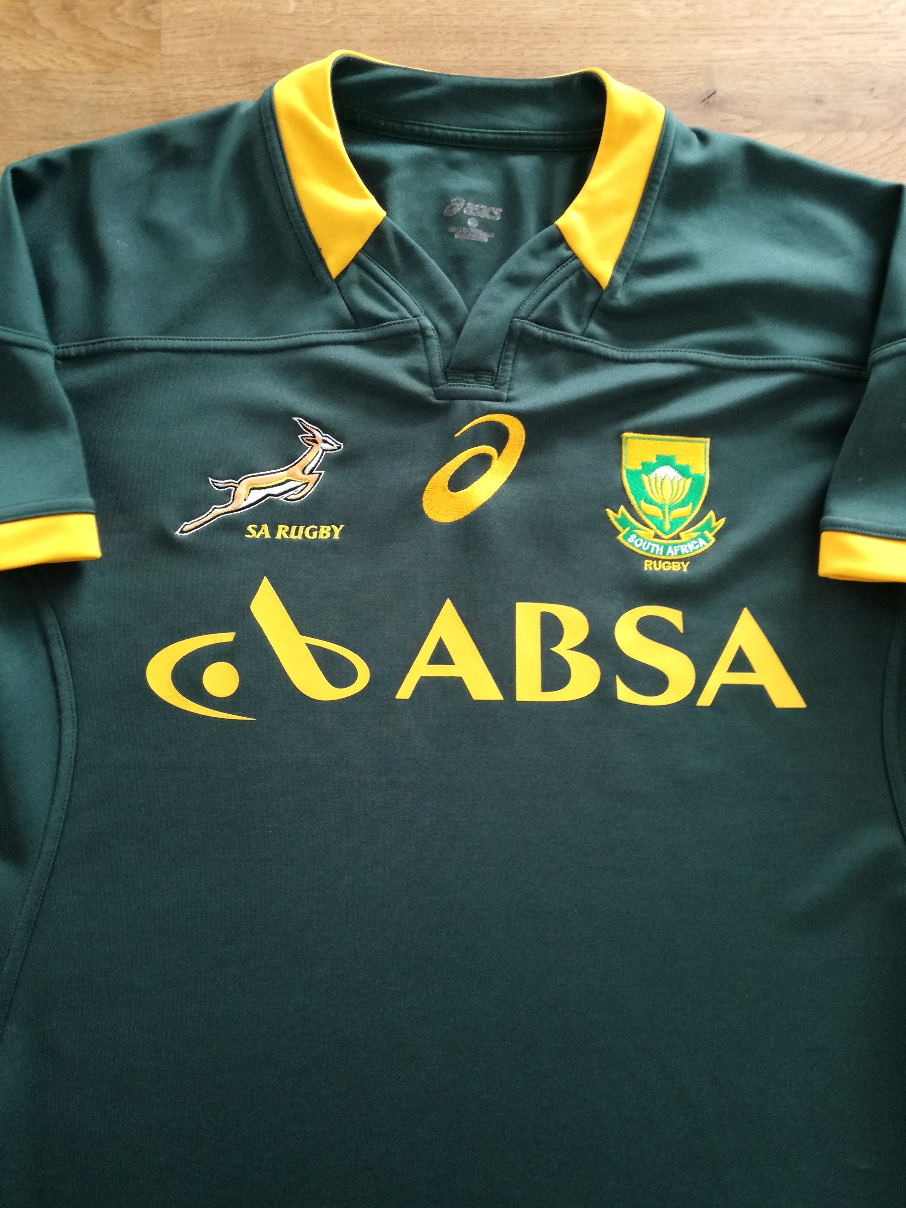 2014 South Africa Home Rugby Shirt