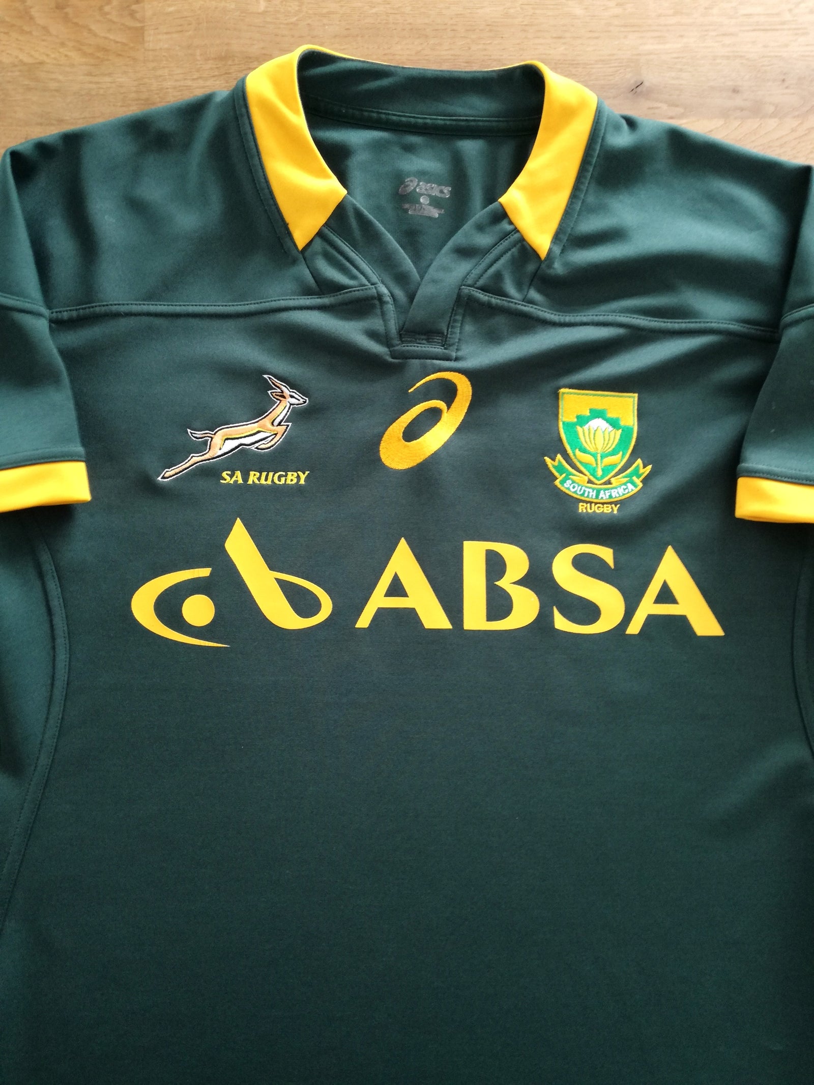 2014 South Africa Home Rugby Shirt