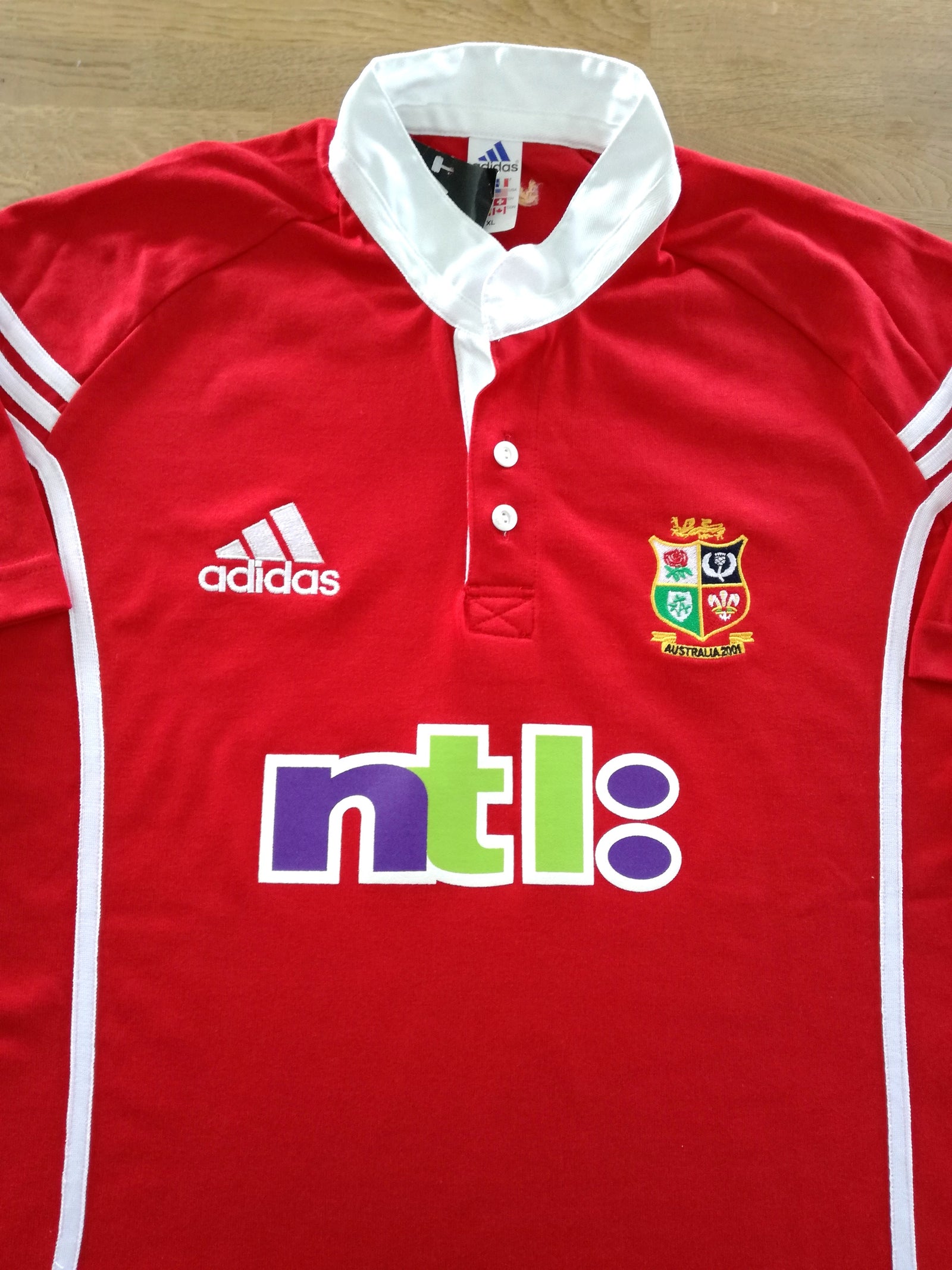 2001 British & Irish Lions Rugby Shirt