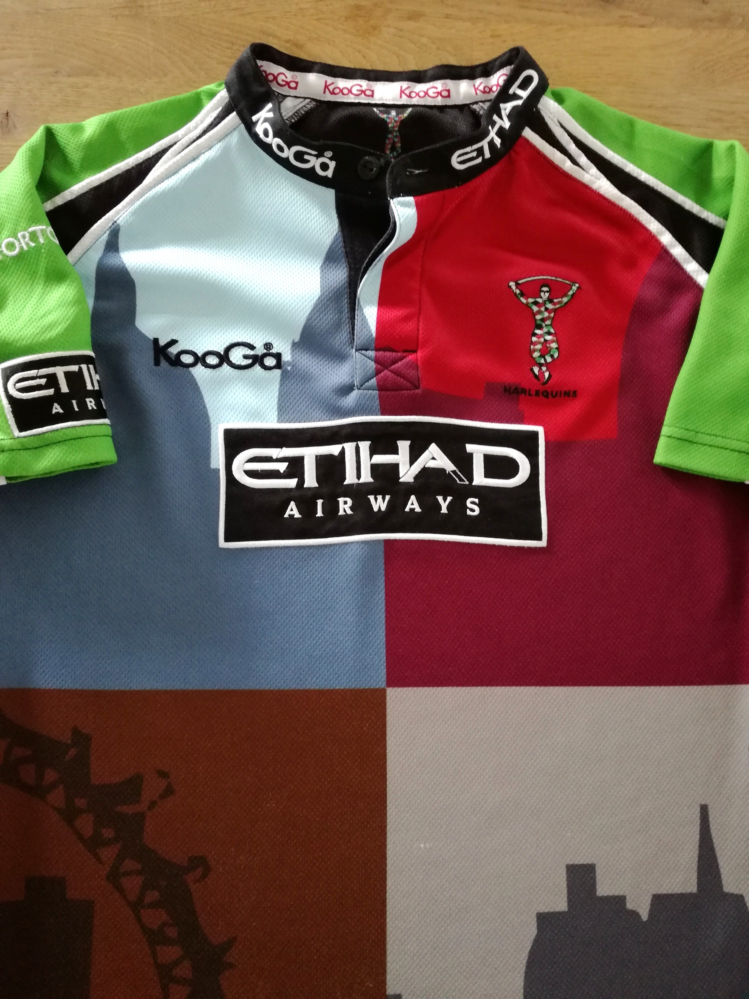2009/10 Harlequins Home Rugby Shirt (Kids)