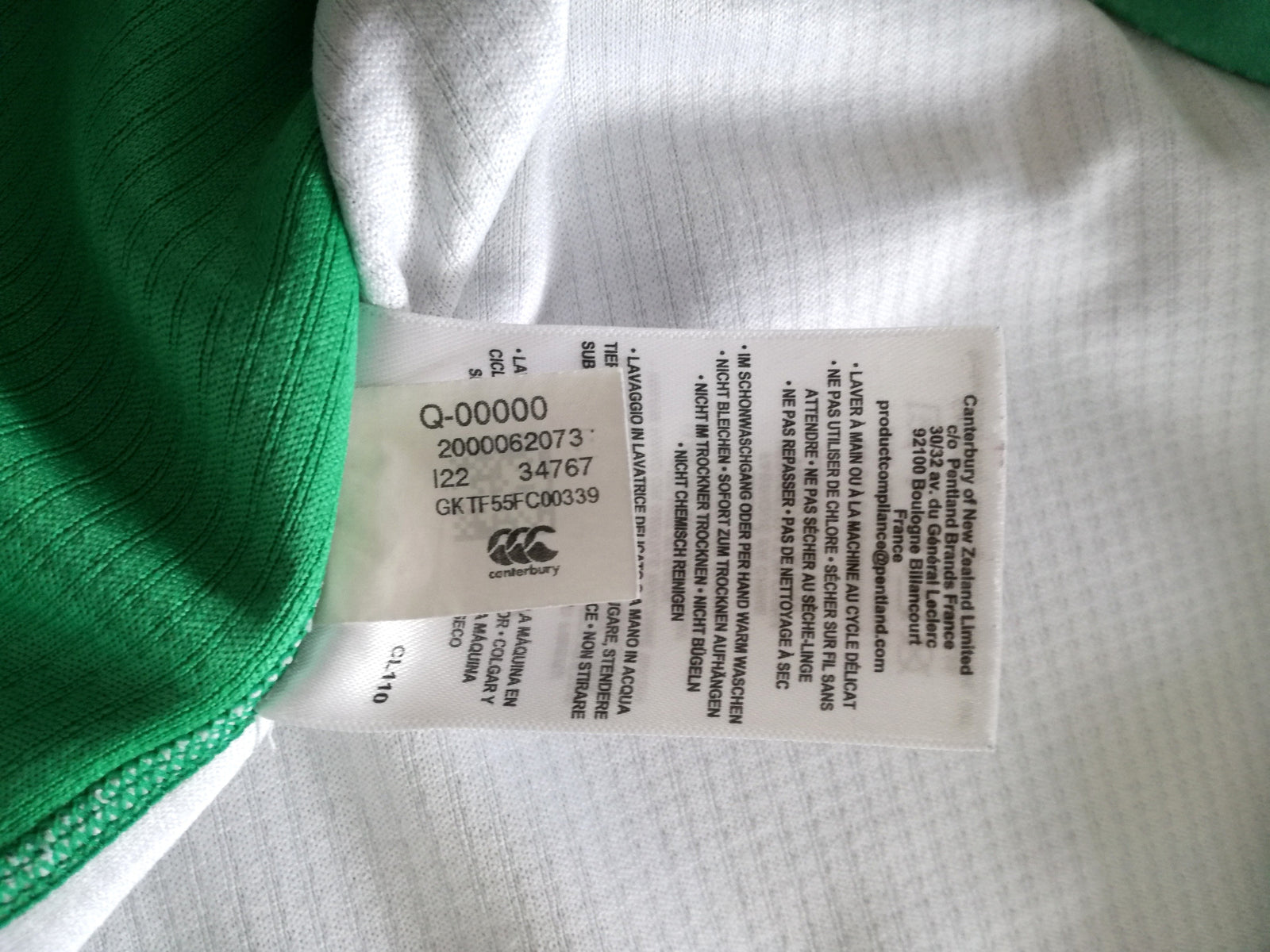 2023/24 Ireland Home Rugby Shirt (S)