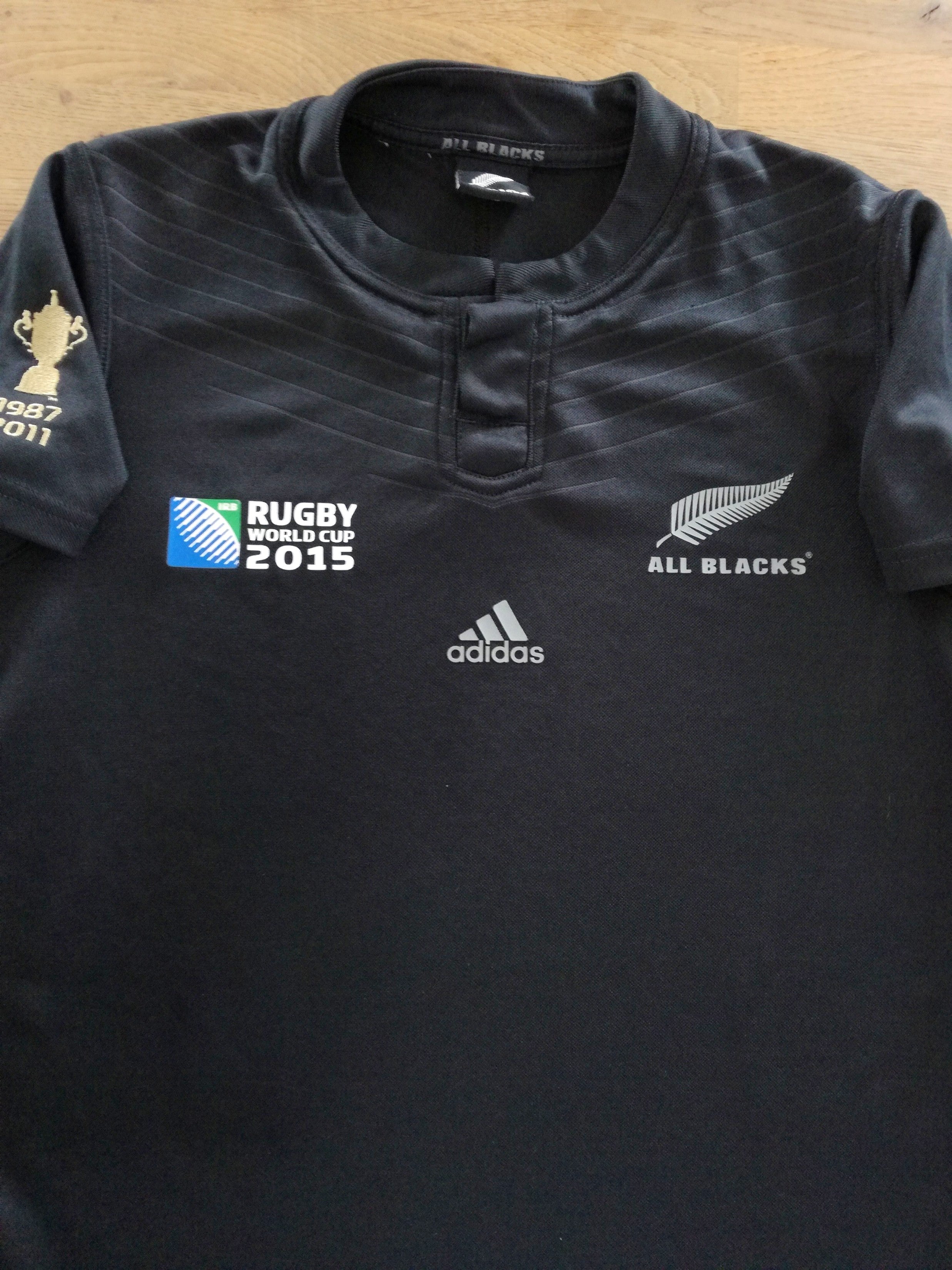 2015 New Zealand Home World Cup Rugby Shirt