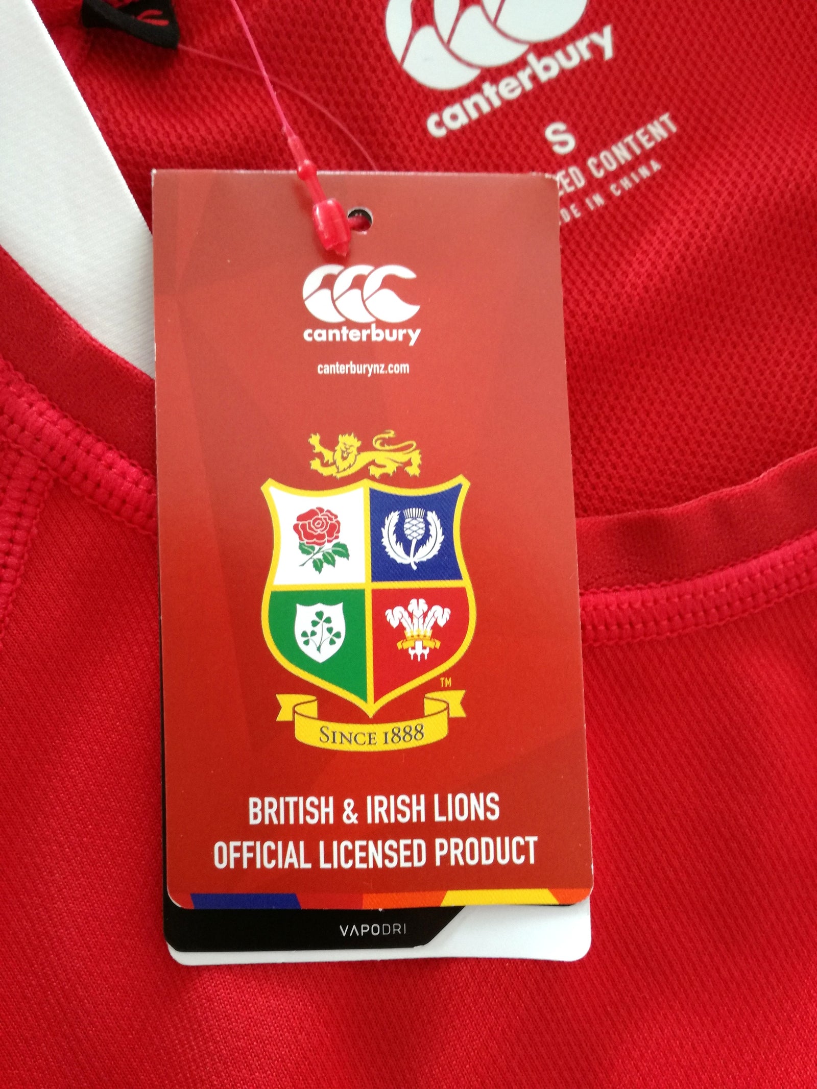 2021 British & Irish Lions Vapodri Rugby Shirt (S) *BNWT*