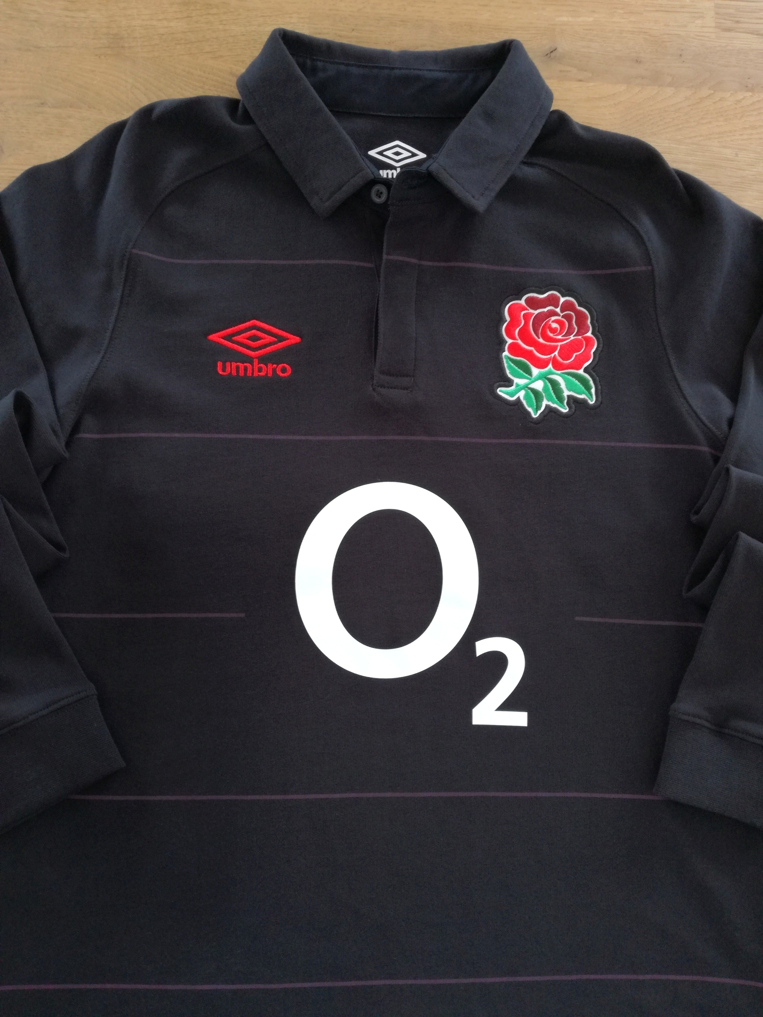 2022/23 England Away Long Sleeve Rugby Shirt