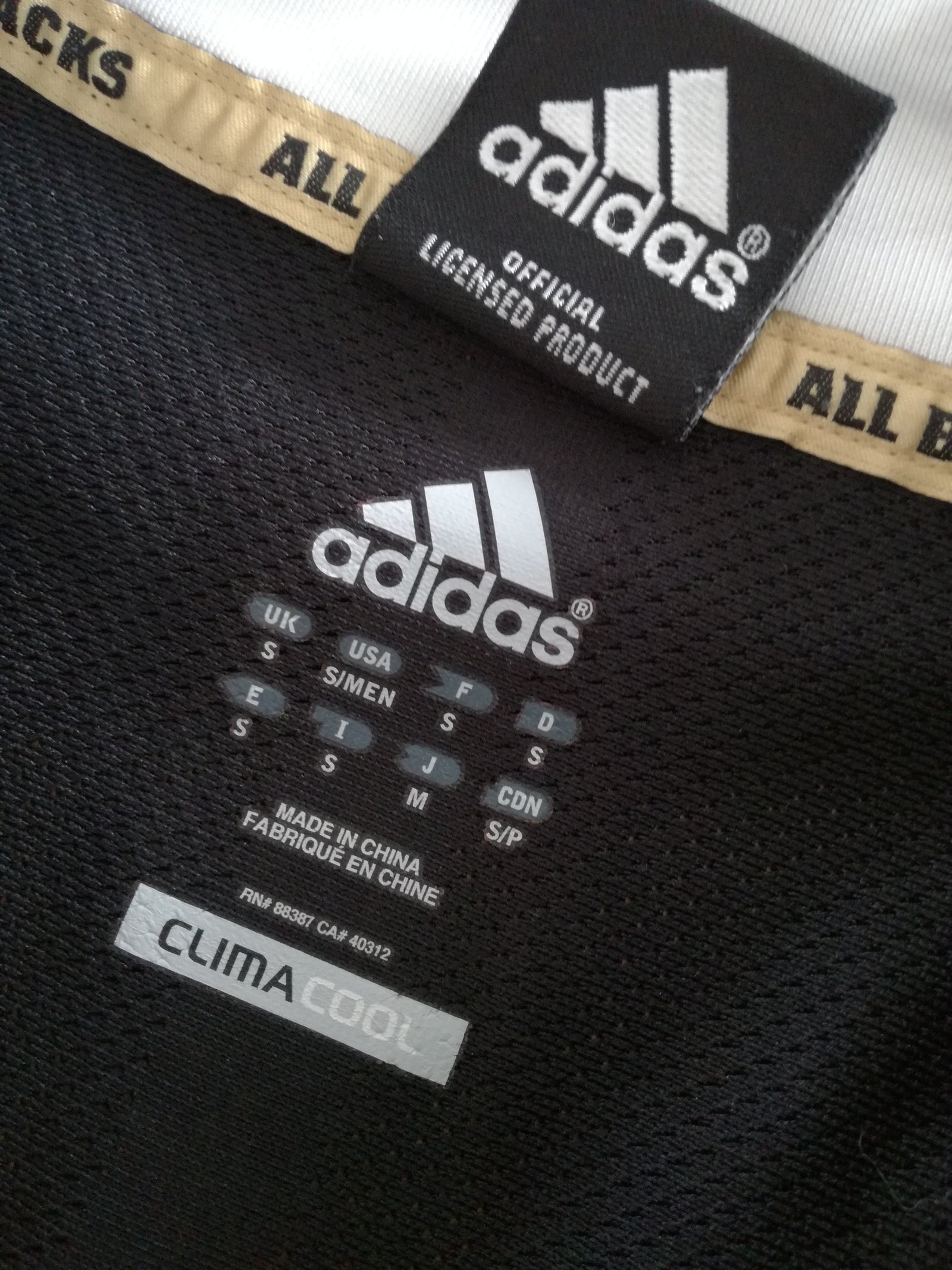 2011 New Zealand Home Rugby Shirt (S)