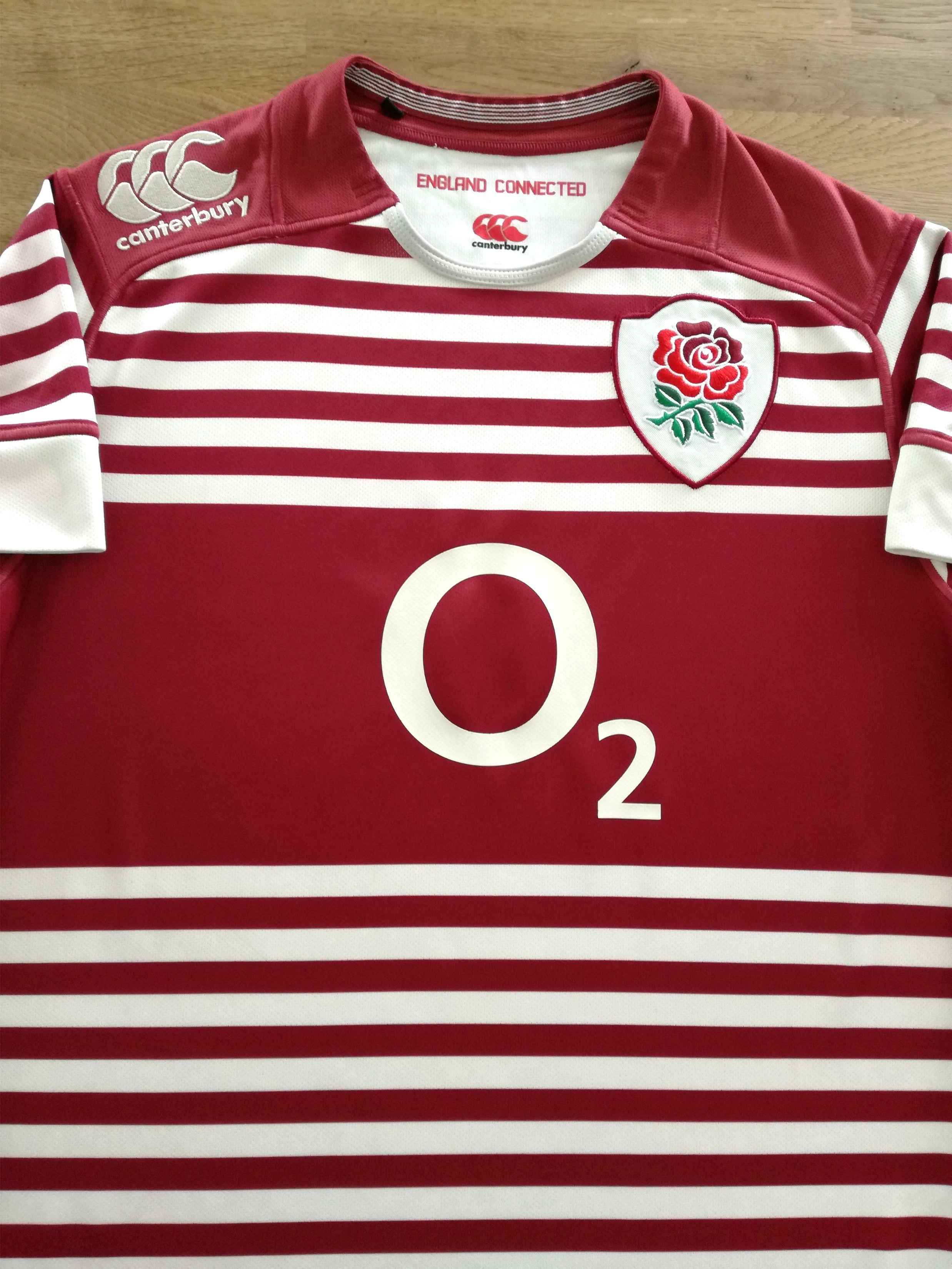2013/14 England Away Pro-Fit Rugby Shirt