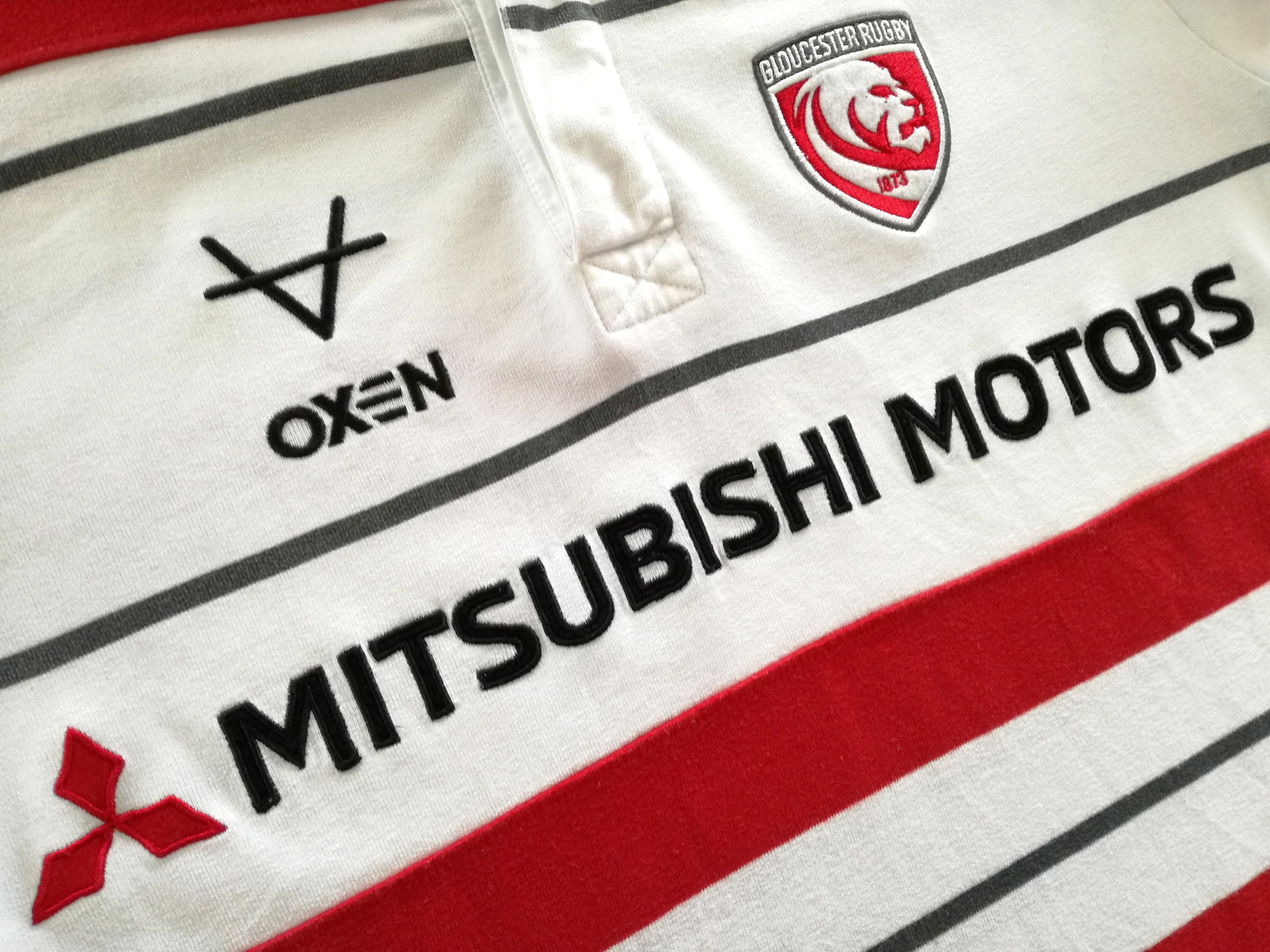 2019/20 Gloucester Home Rugby Shirt. (L)