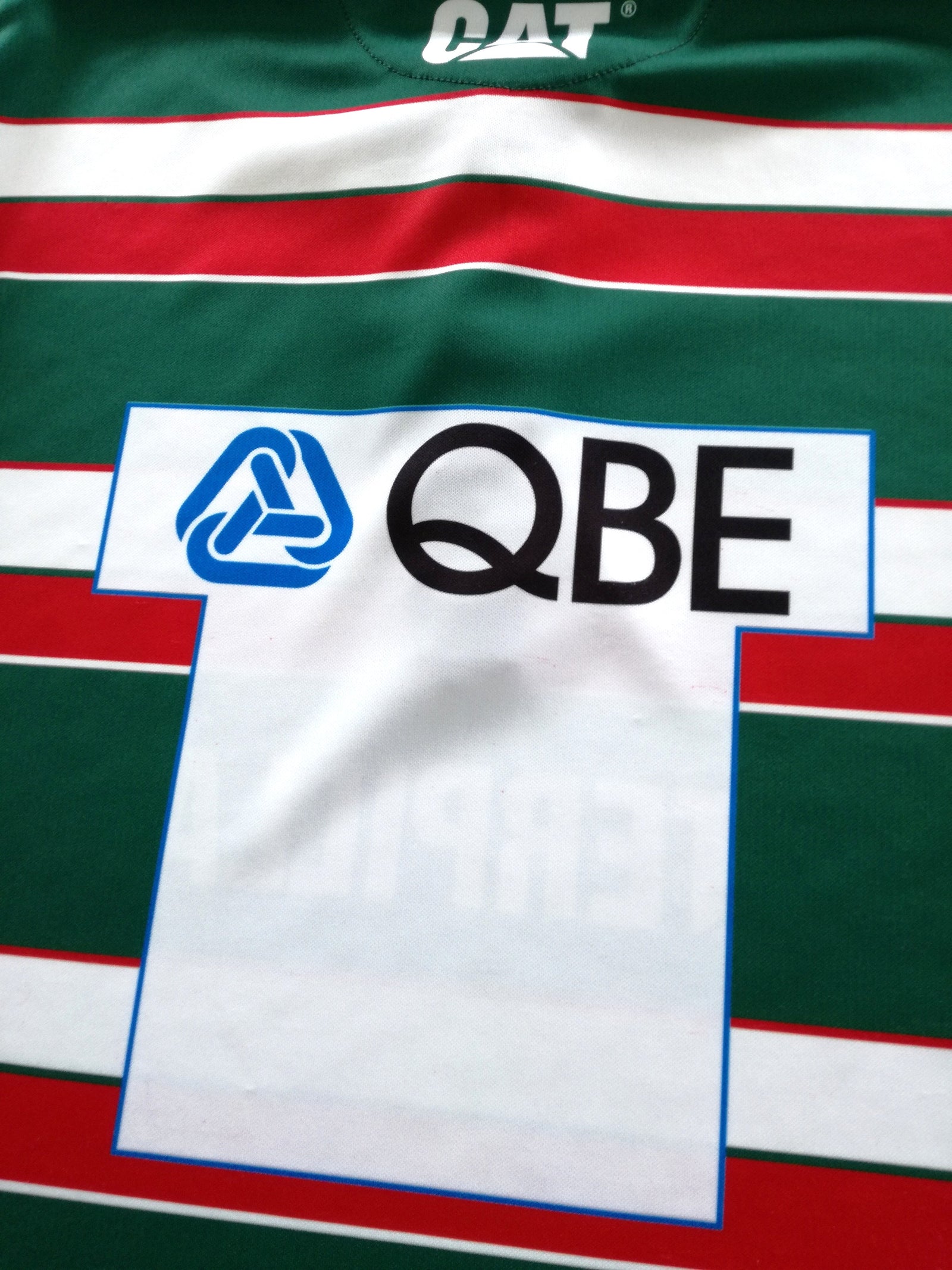2011/12 Leicester Tigers Home Premiership Pro-Fit Rugby Shirt (L)