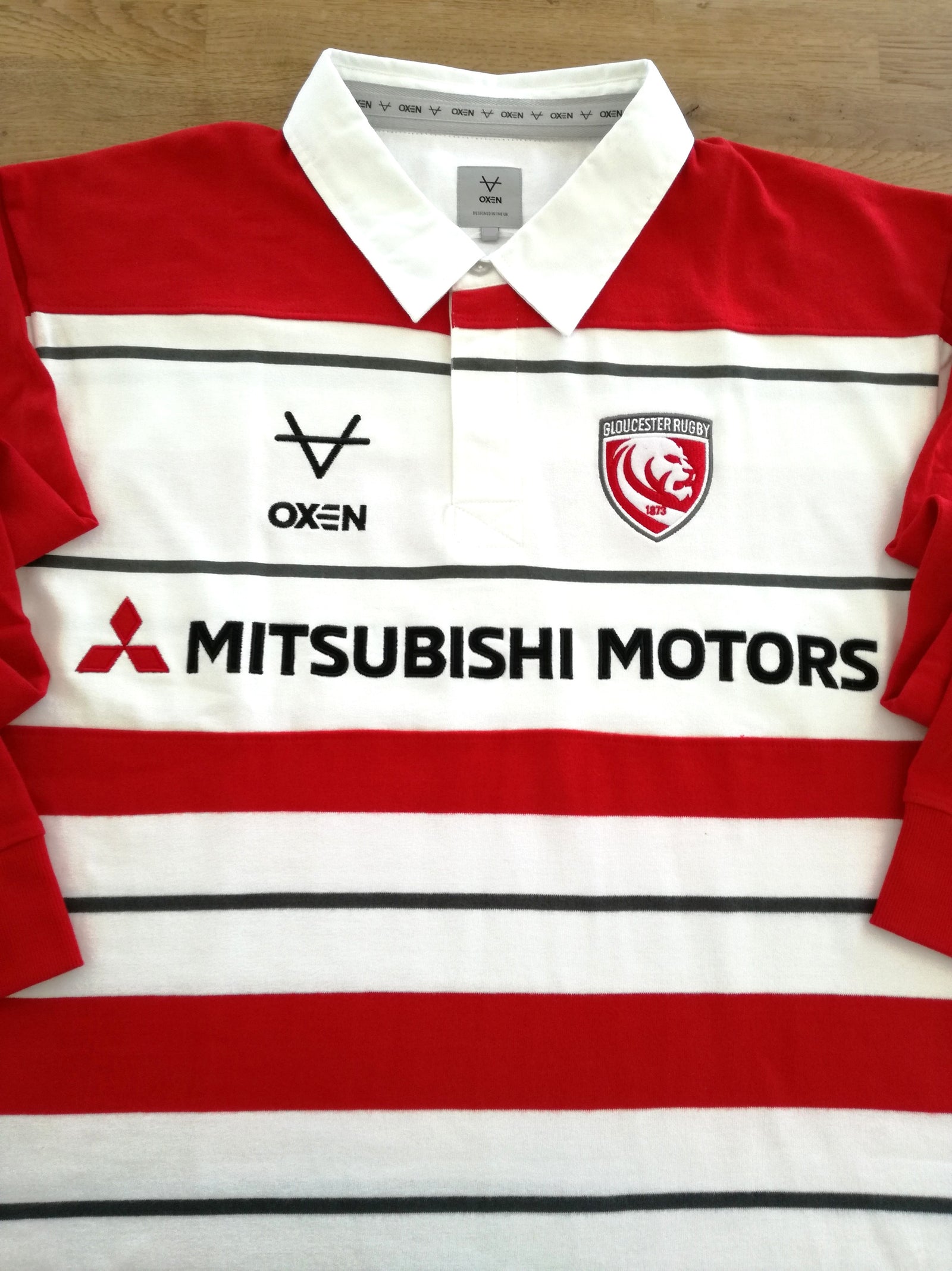2019/20 Gloucester Home Long Sleeve Rugby Shirt