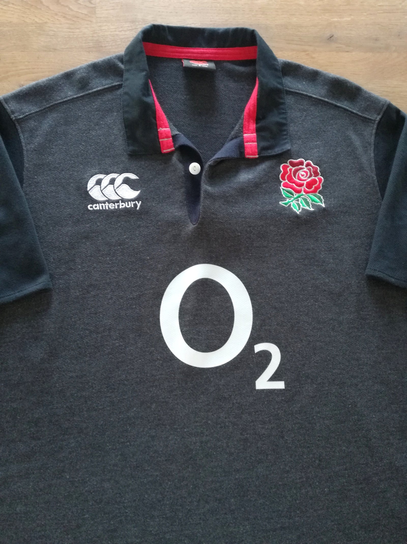 2018/19 England Away Short Sleeved Rugby Shirt