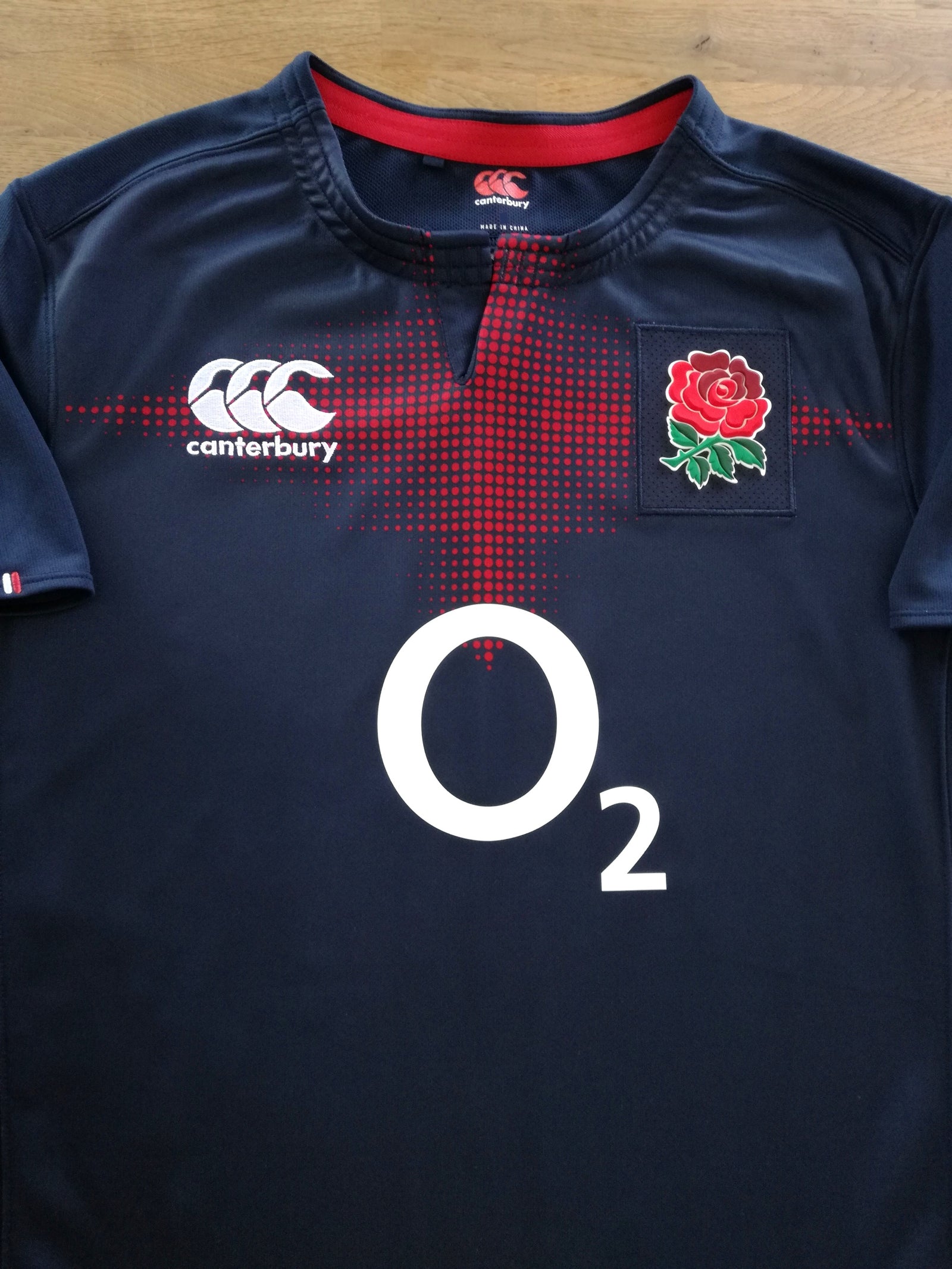2016/17 England Away Vapodri+ Rugby Shirt (S)