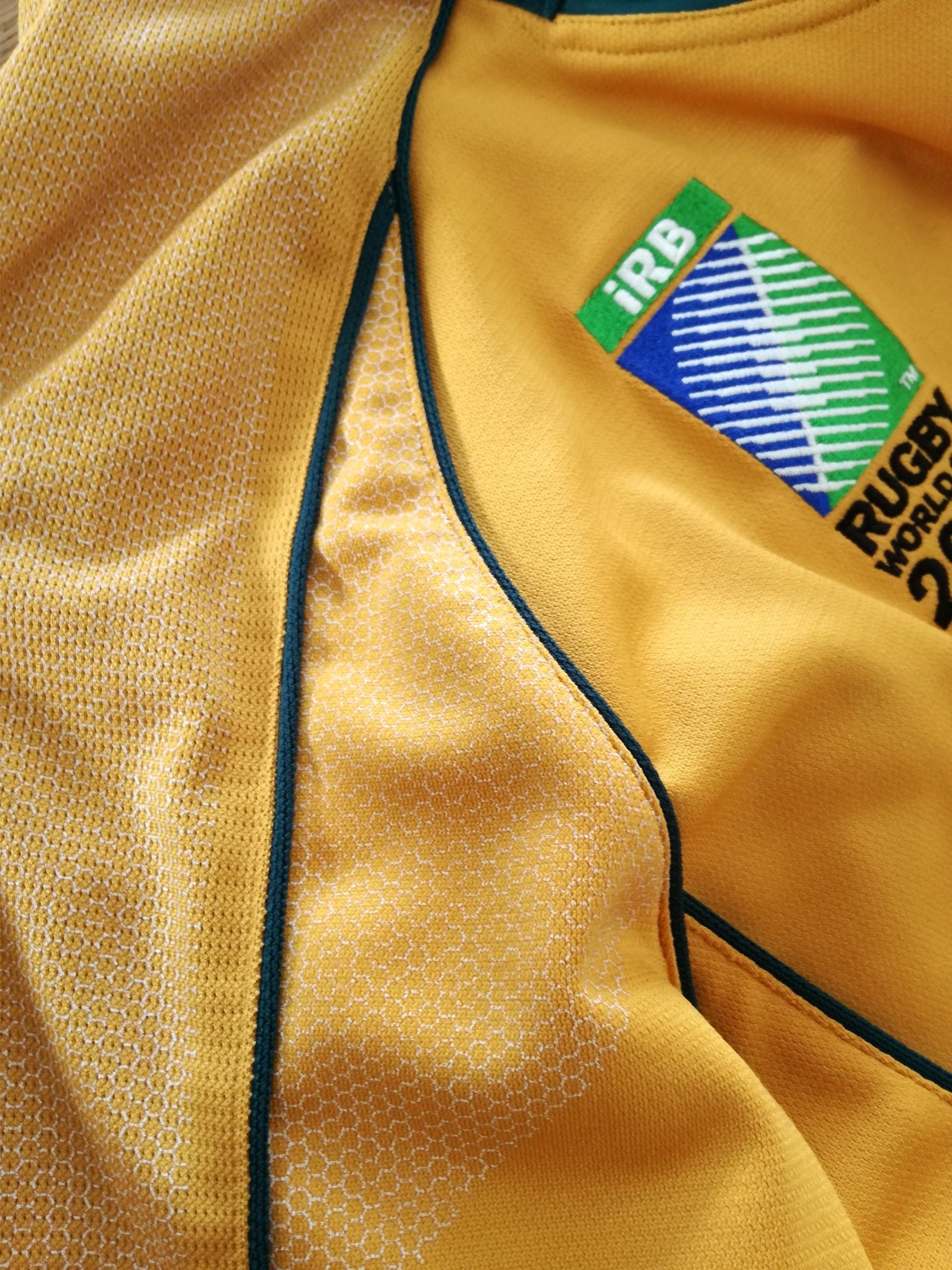 2007 Australia Home World Cup Pro-Fit Rugby Shirt (3XL)
