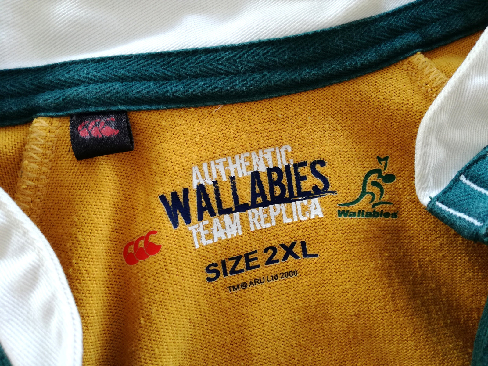 2007 Australia Home Rugby Shirt (XXL)