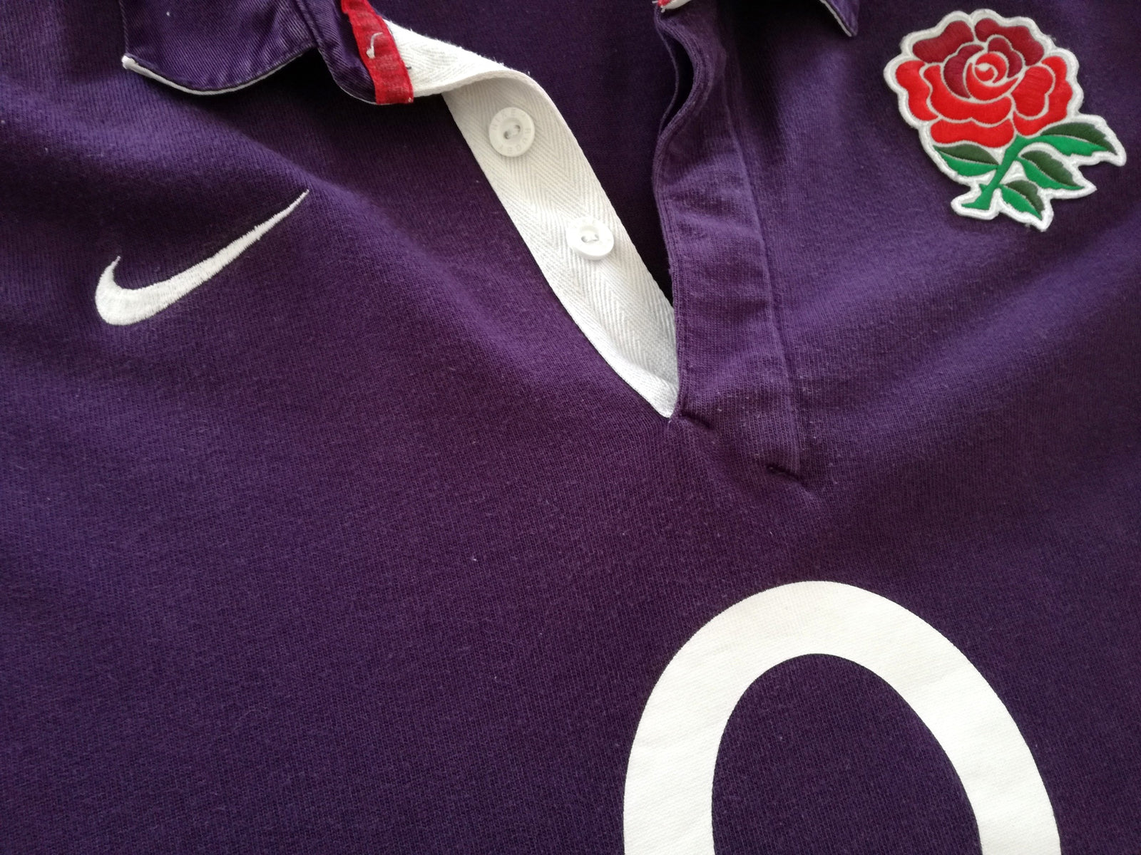 2009/10 England Away Rugby Shirt. (XXL)