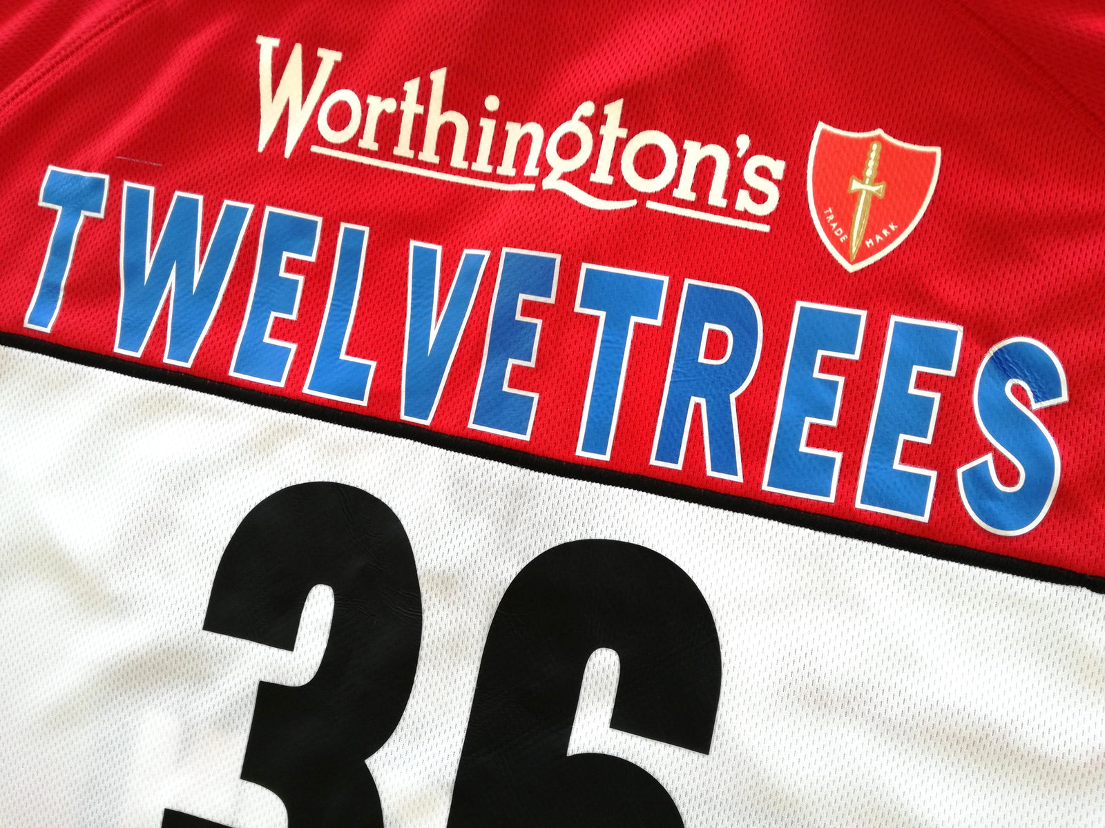 2011/12 Gloucester Home Rugby Shirt Twelvetrees #36 (XXL)