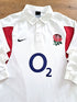 2005/06 England Home Long Sleeve Rugby Shirt