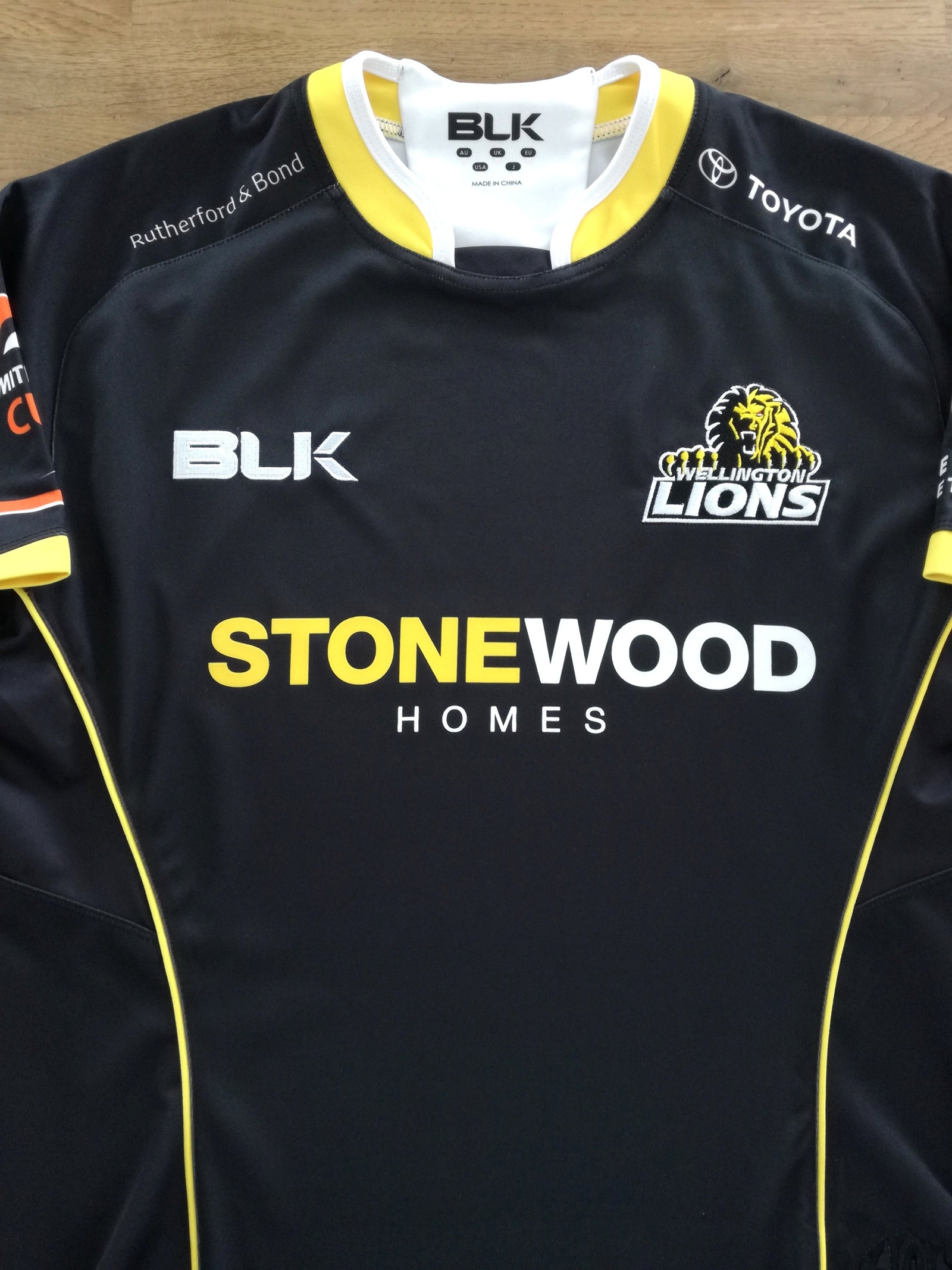 2016 Wellington Lions Home Rugby Shirt