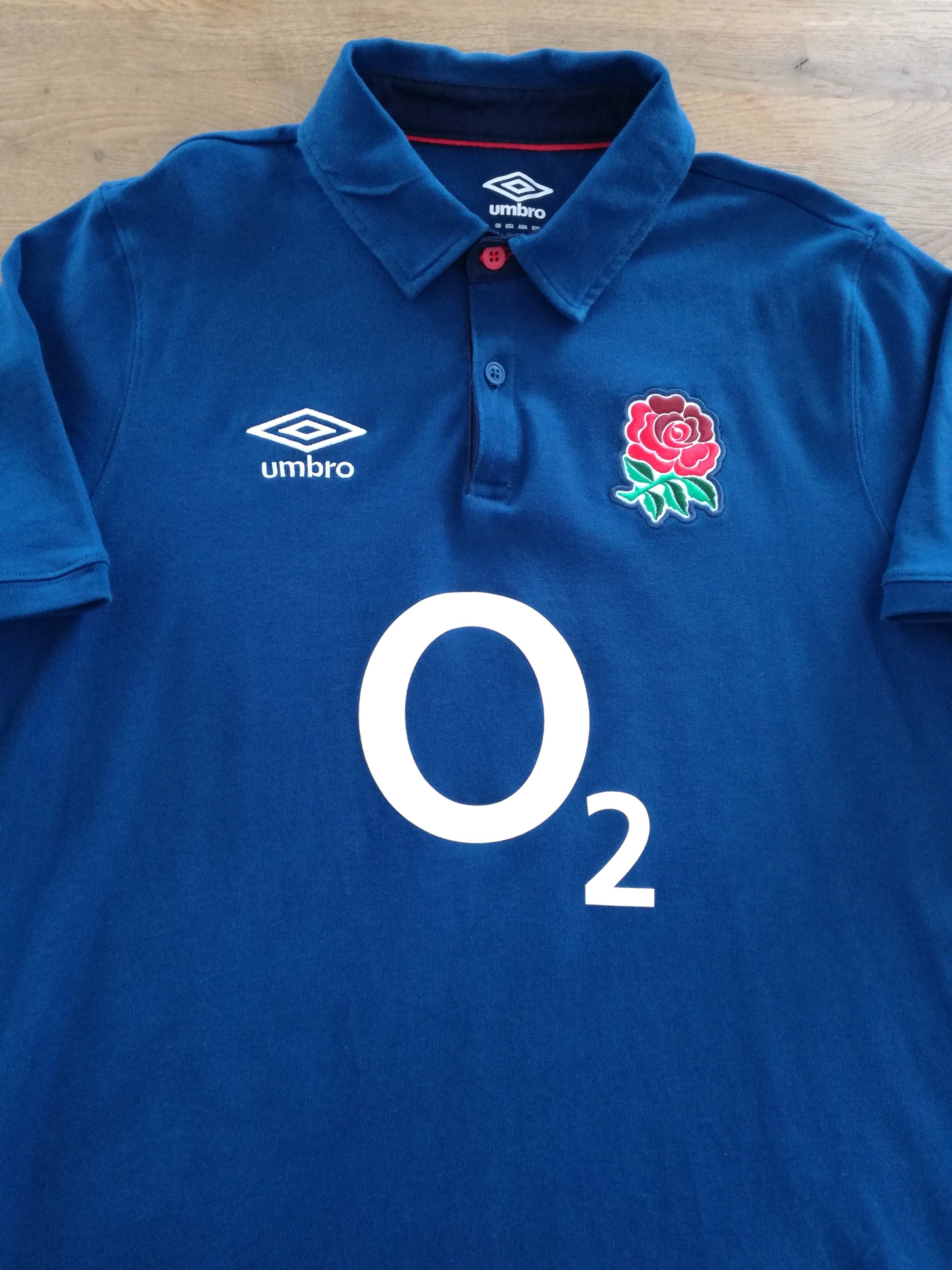 2020/21 England Away Short Sleeved Rugby Shirt