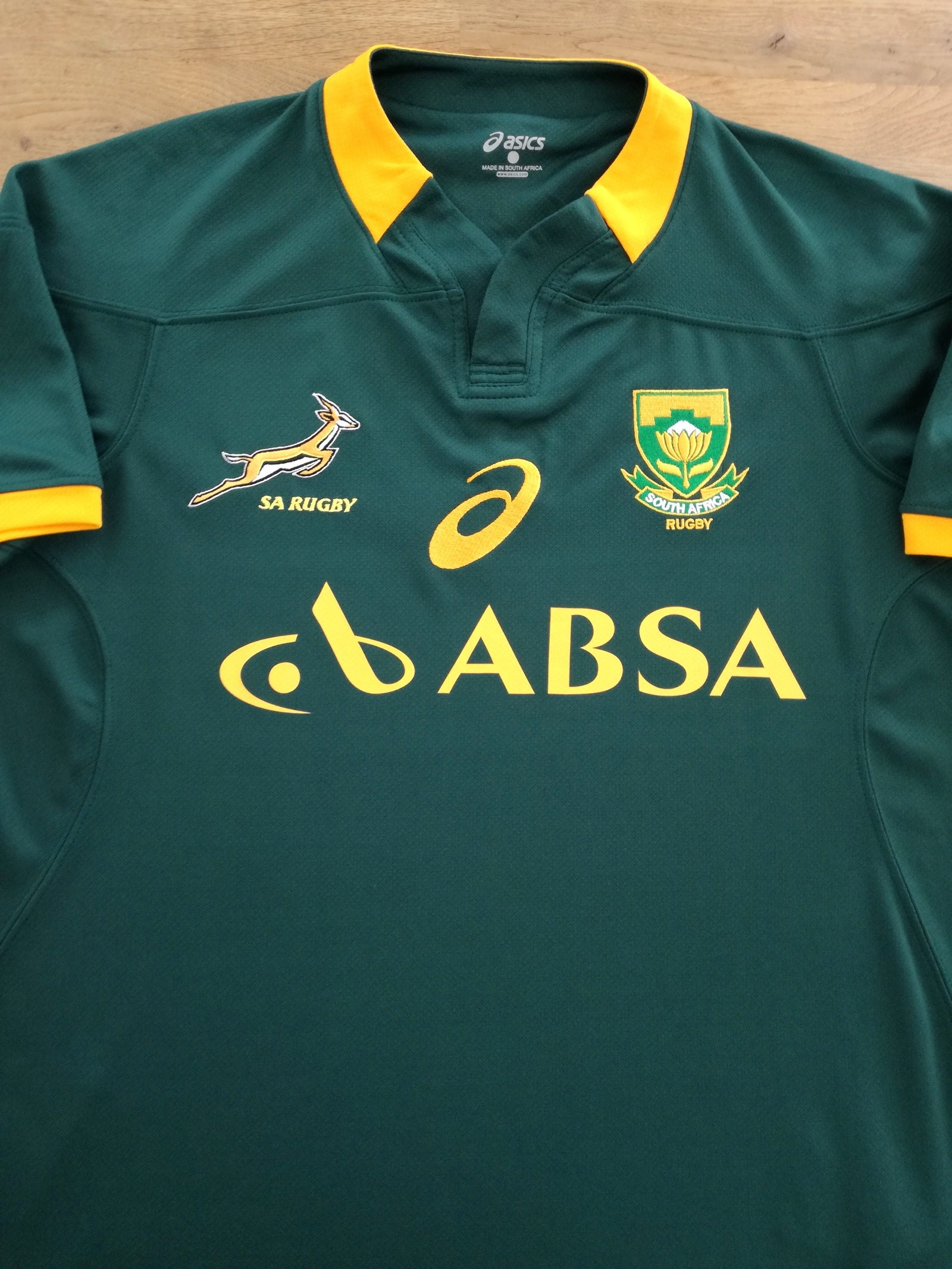 2014 South Africa Home Rugby Shirt