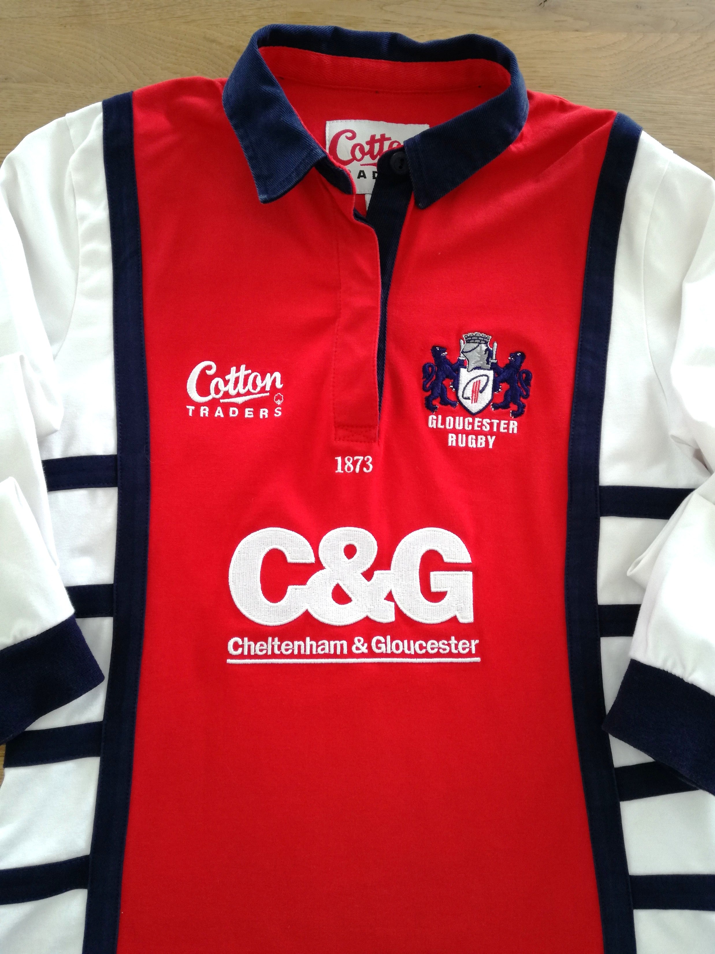 2005/06 Gloucester Home Woman's Rugby Shirt