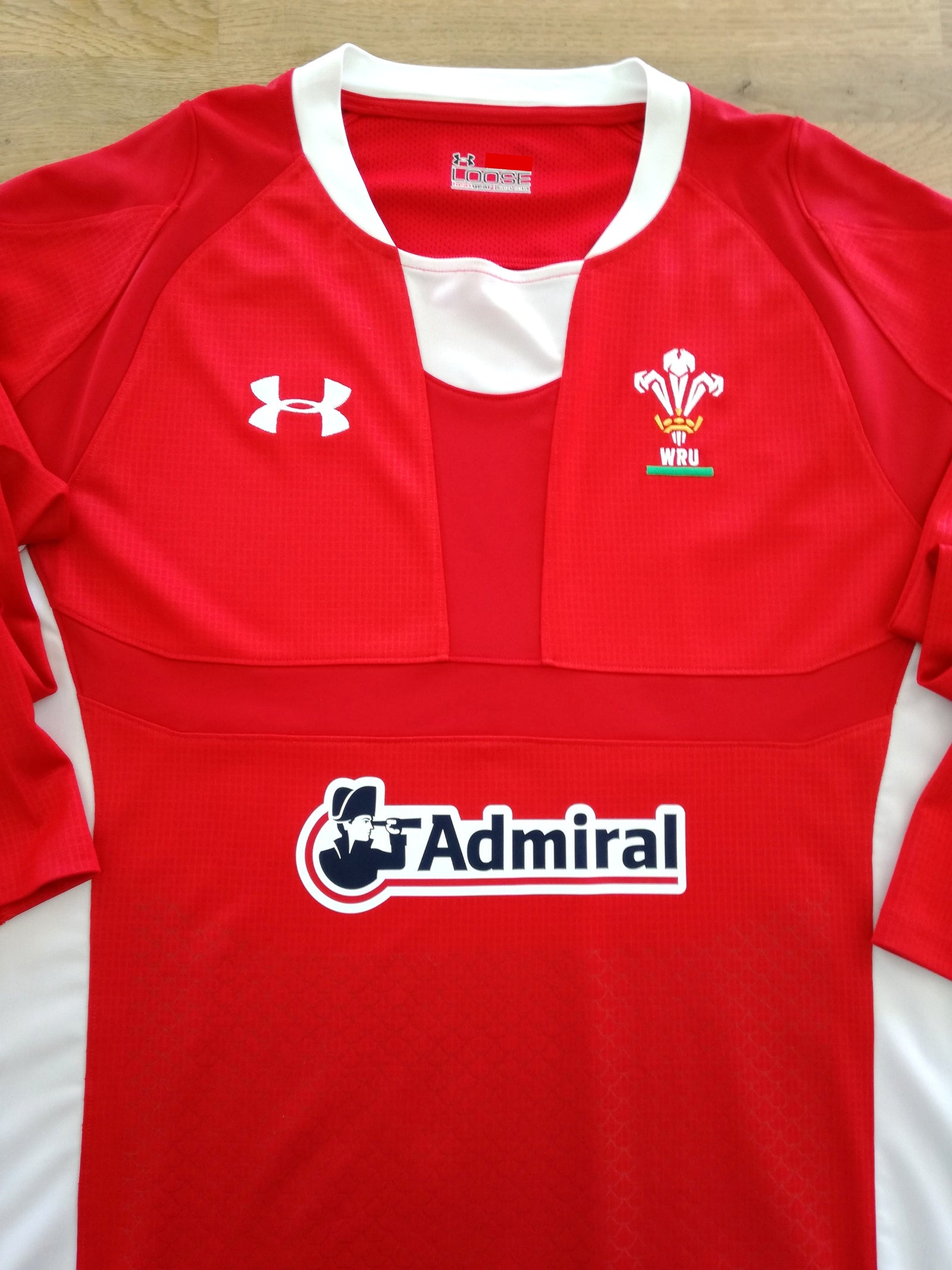 2011/12 Wales Home Long Sleeve Rugby Shirt