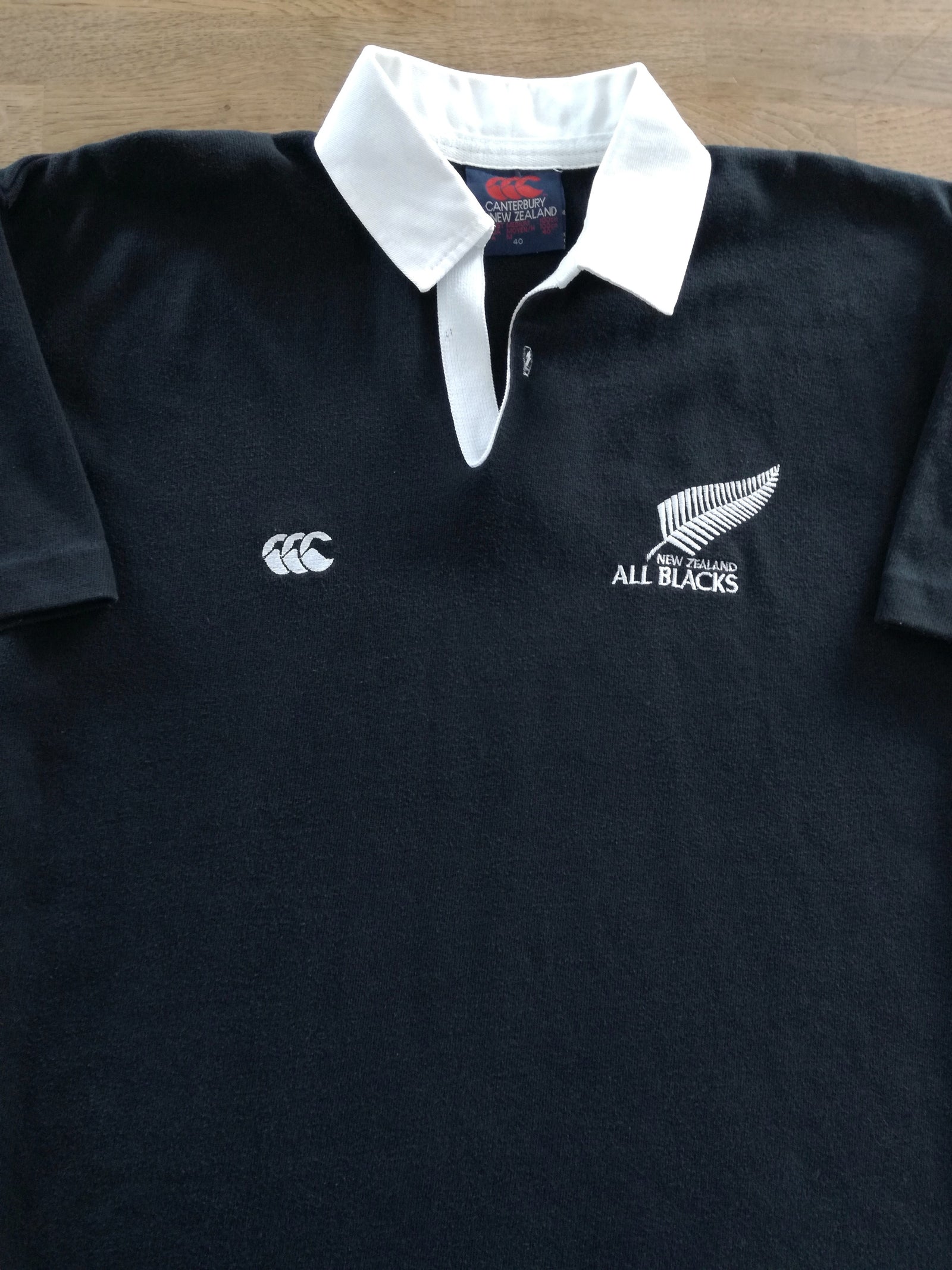 1991 New Zealand Home Short Sleeved Rugby Shirt