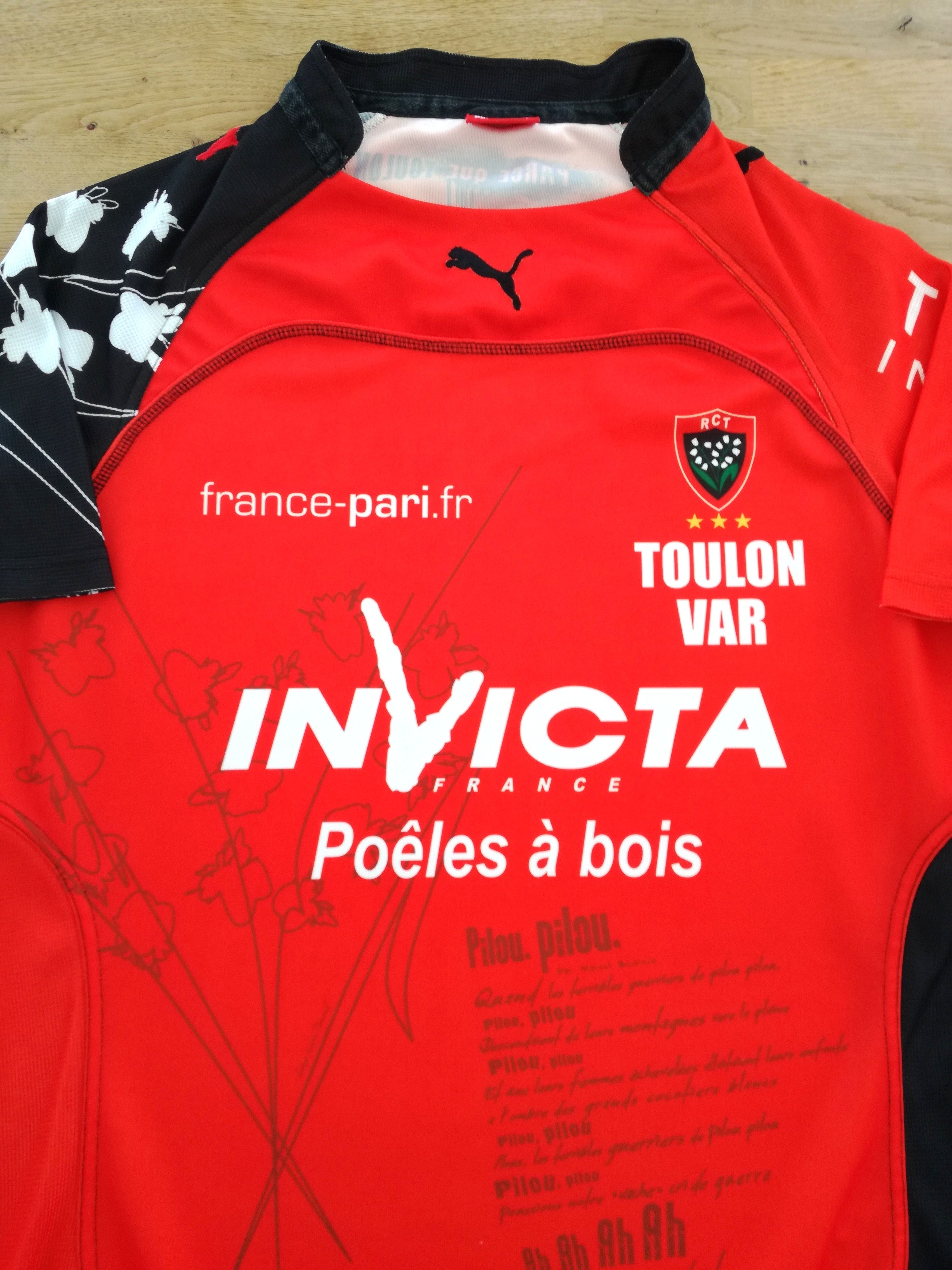 2010/11 RC Toulon Home Rugby Shirt