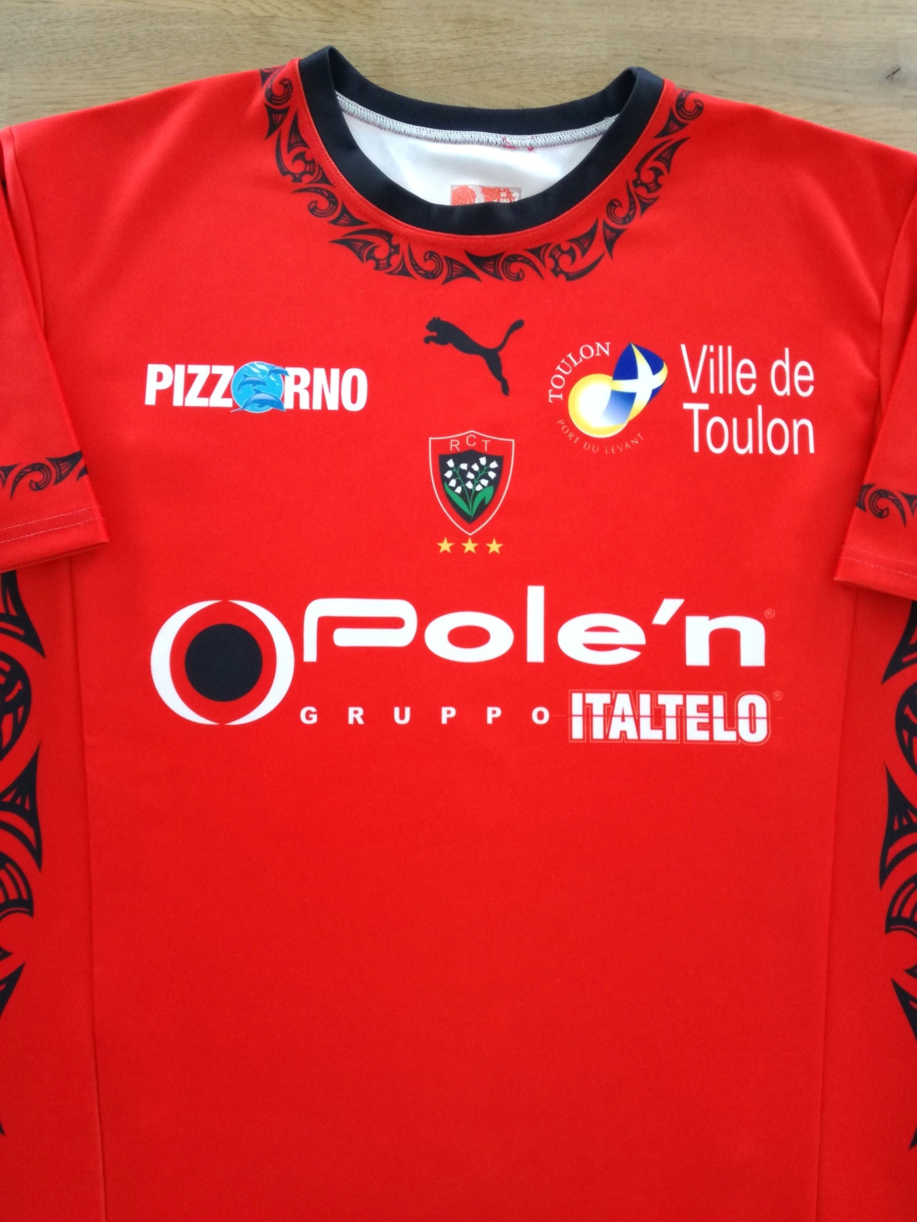 2007/08 RC Toulon Home Rugby Shirt
