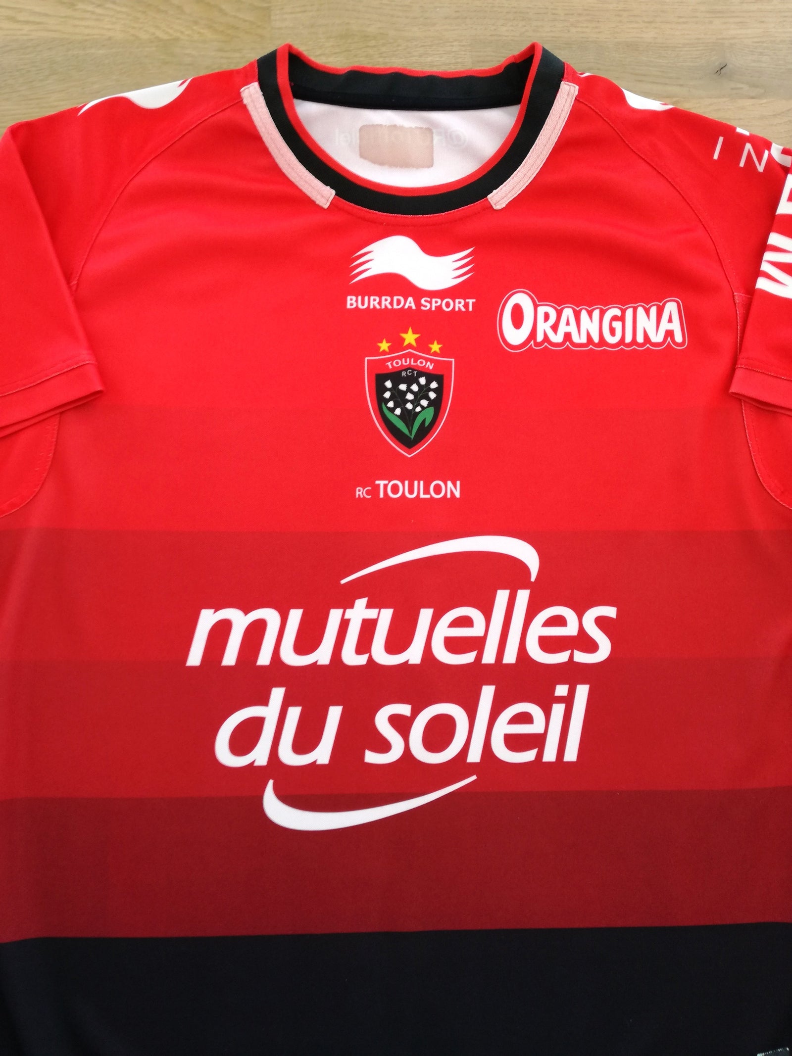 2015/16 RC Toulon Home Pro-Fit Rugby Shirt (L)