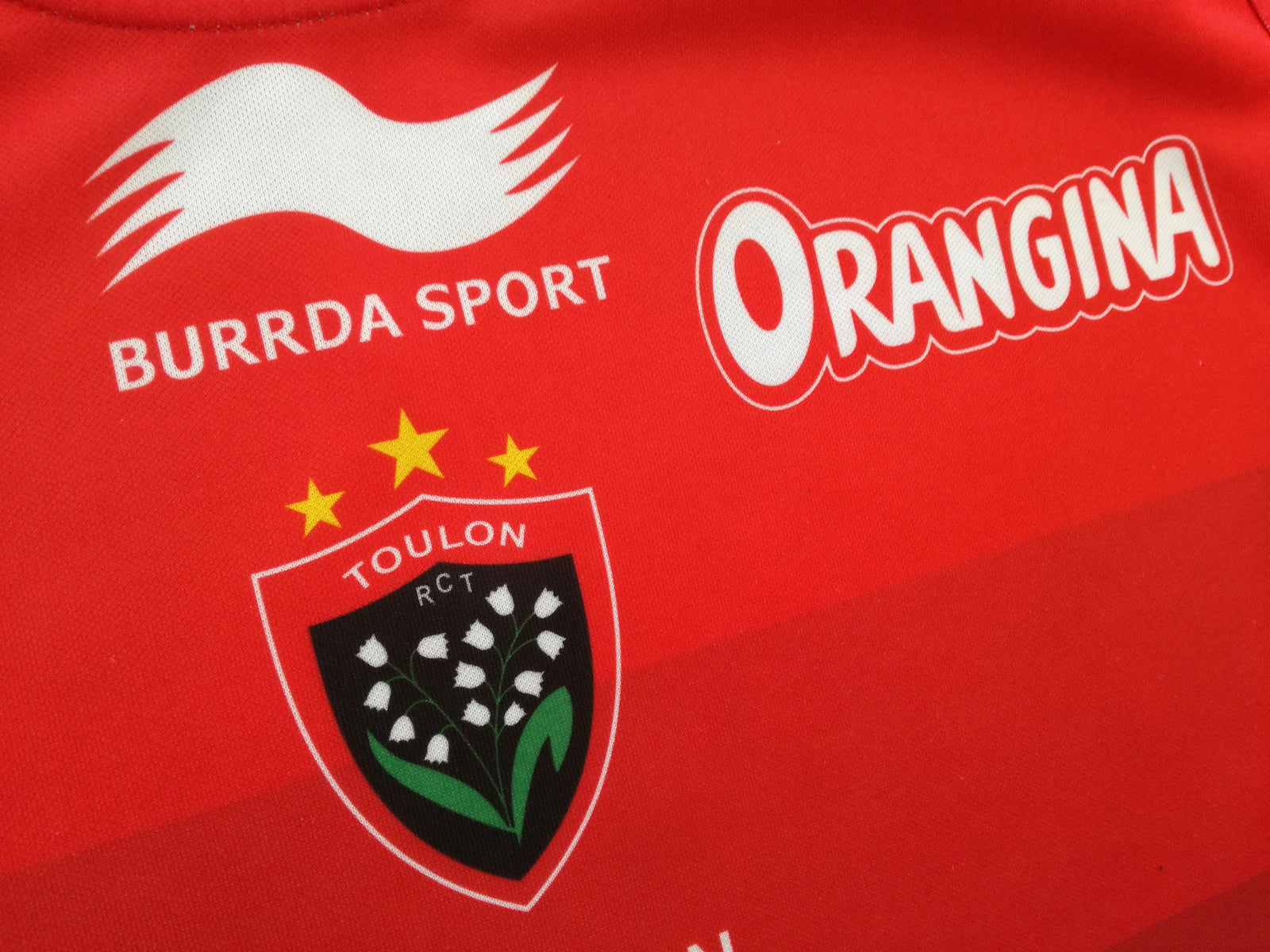 2015/16 RC Toulon Home Pro-Fit Rugby Shirt (L)