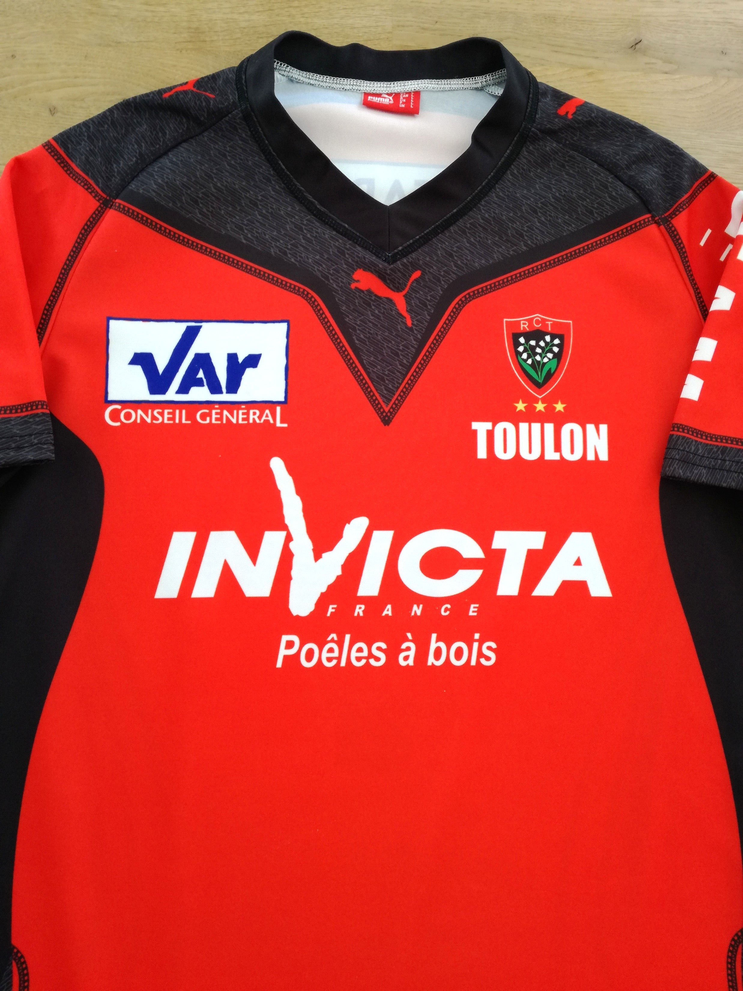 2009/10 RC Toulon Home Rugby Shirt