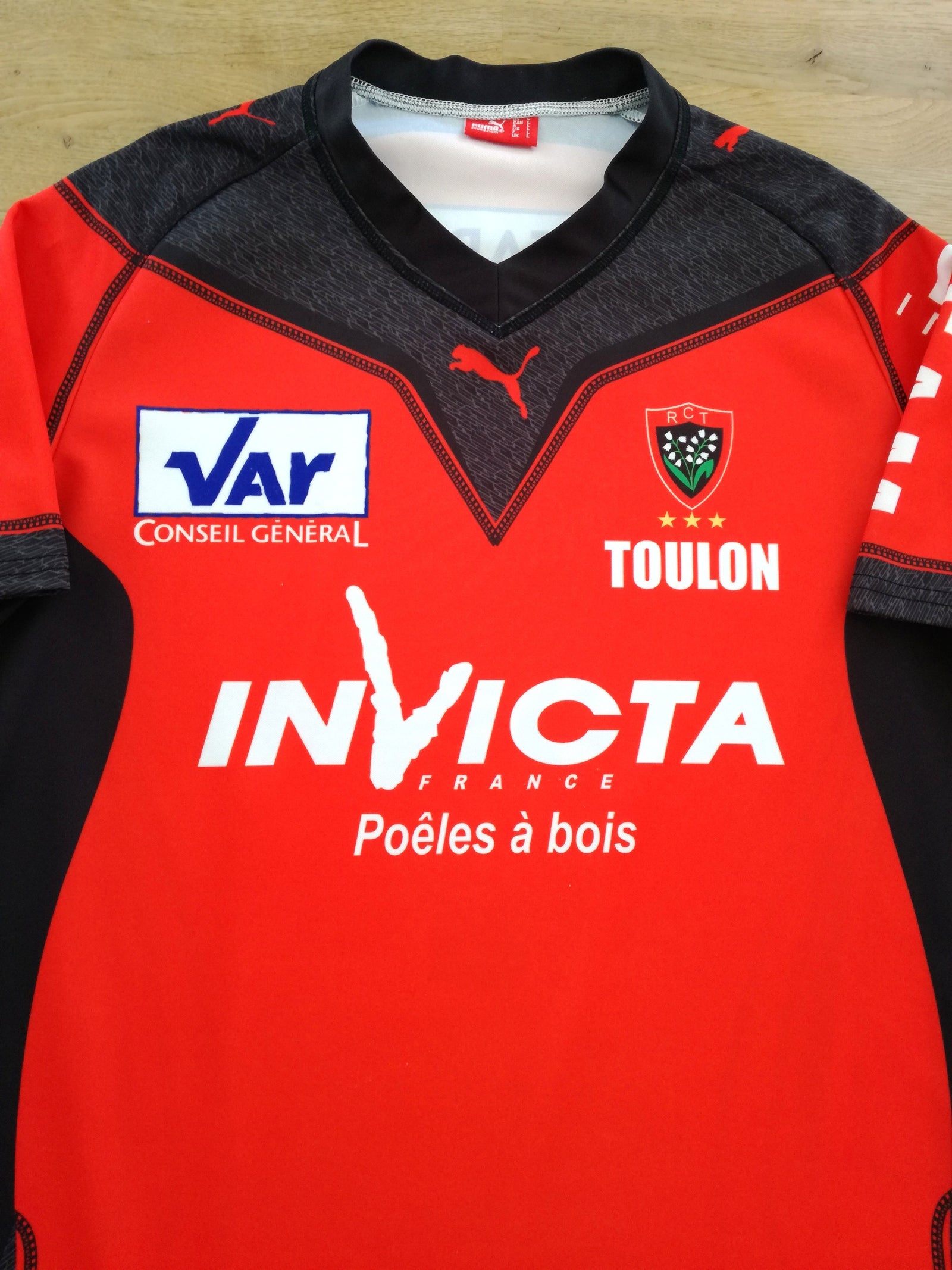 2009/10 RC Toulon Home Rugby Shirt