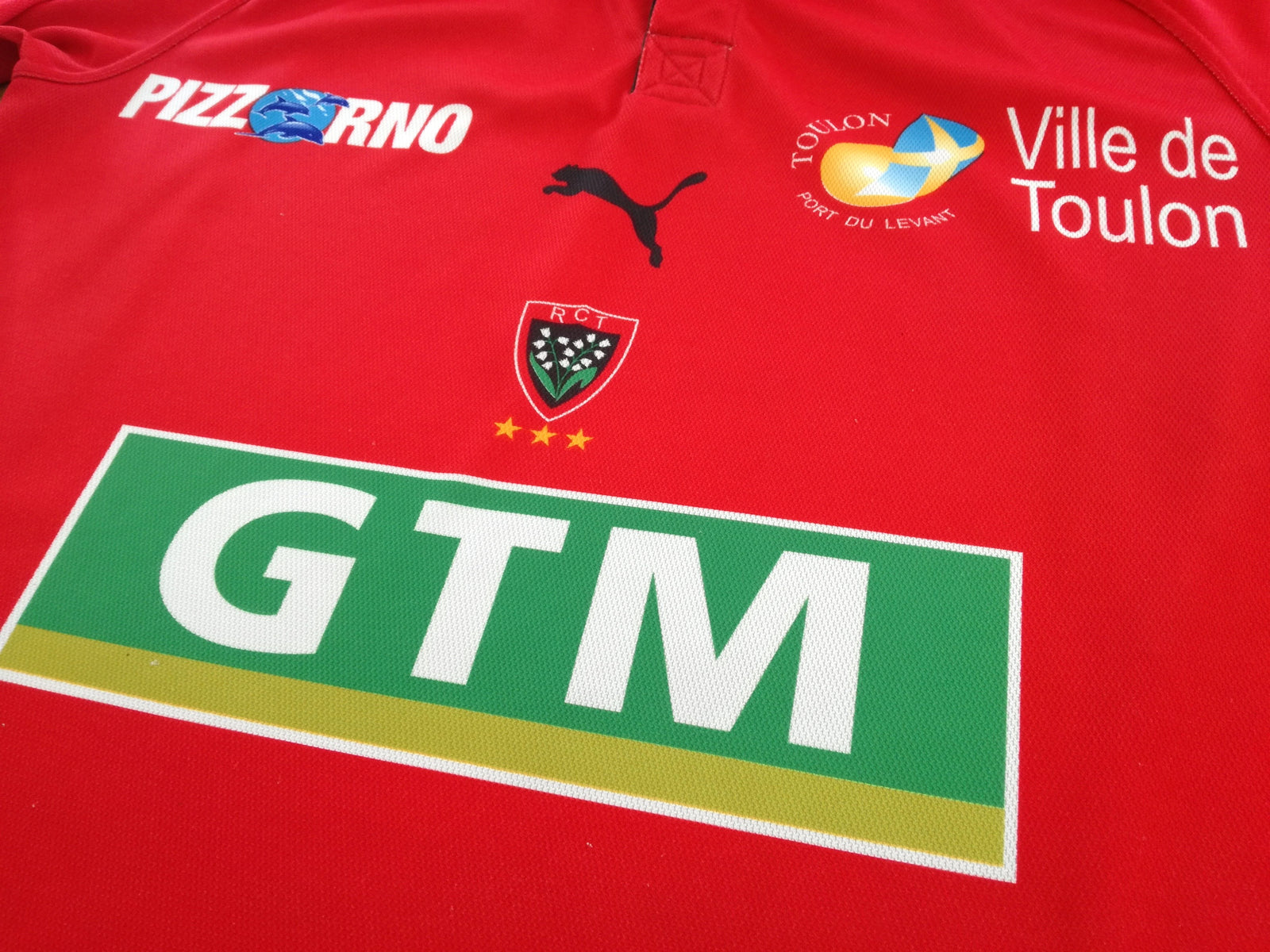 2006/07 RC Toulon Home Rugby Shirt Umaga (L)