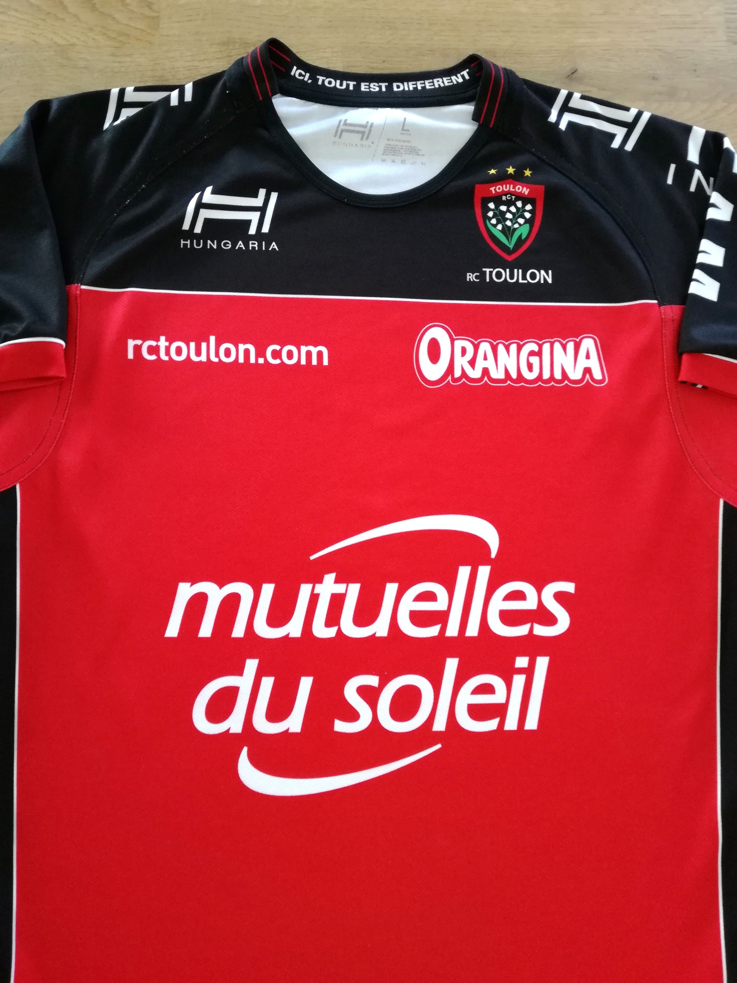 2016/17 RC Toulon Home Rugby Shirt
