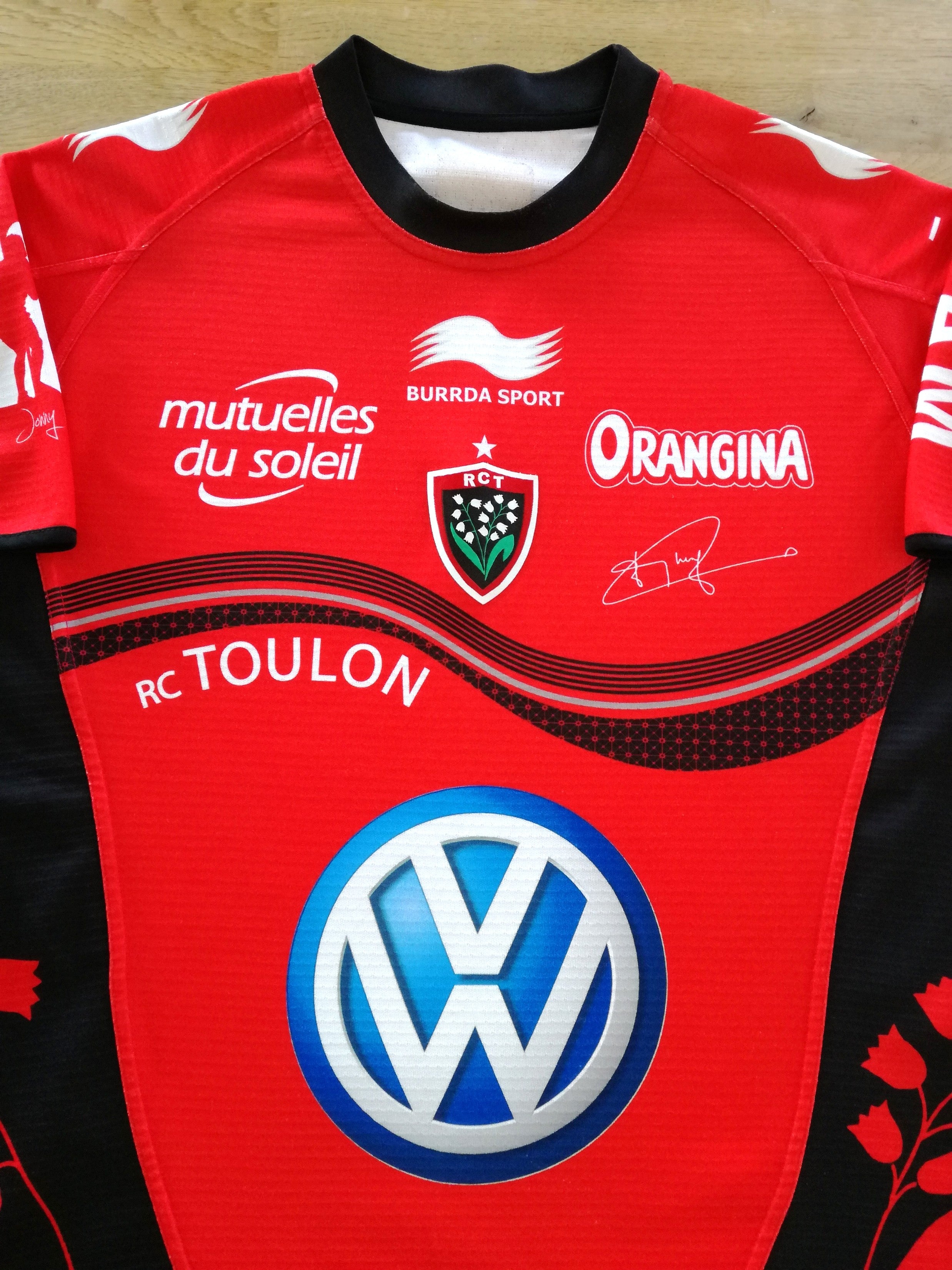 2013/14 RC Toulon Home Rugby Shirt Wilkinson #10