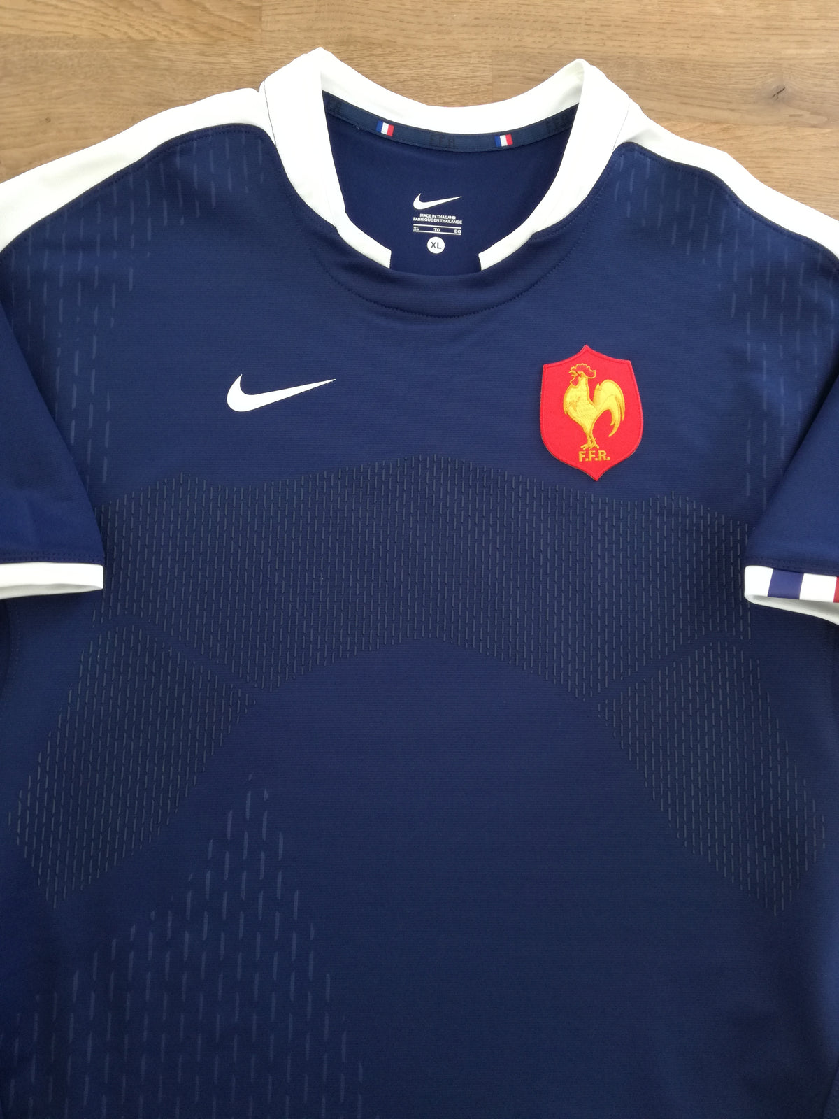 2009/10 France Home Player Issue Rugby Shirt