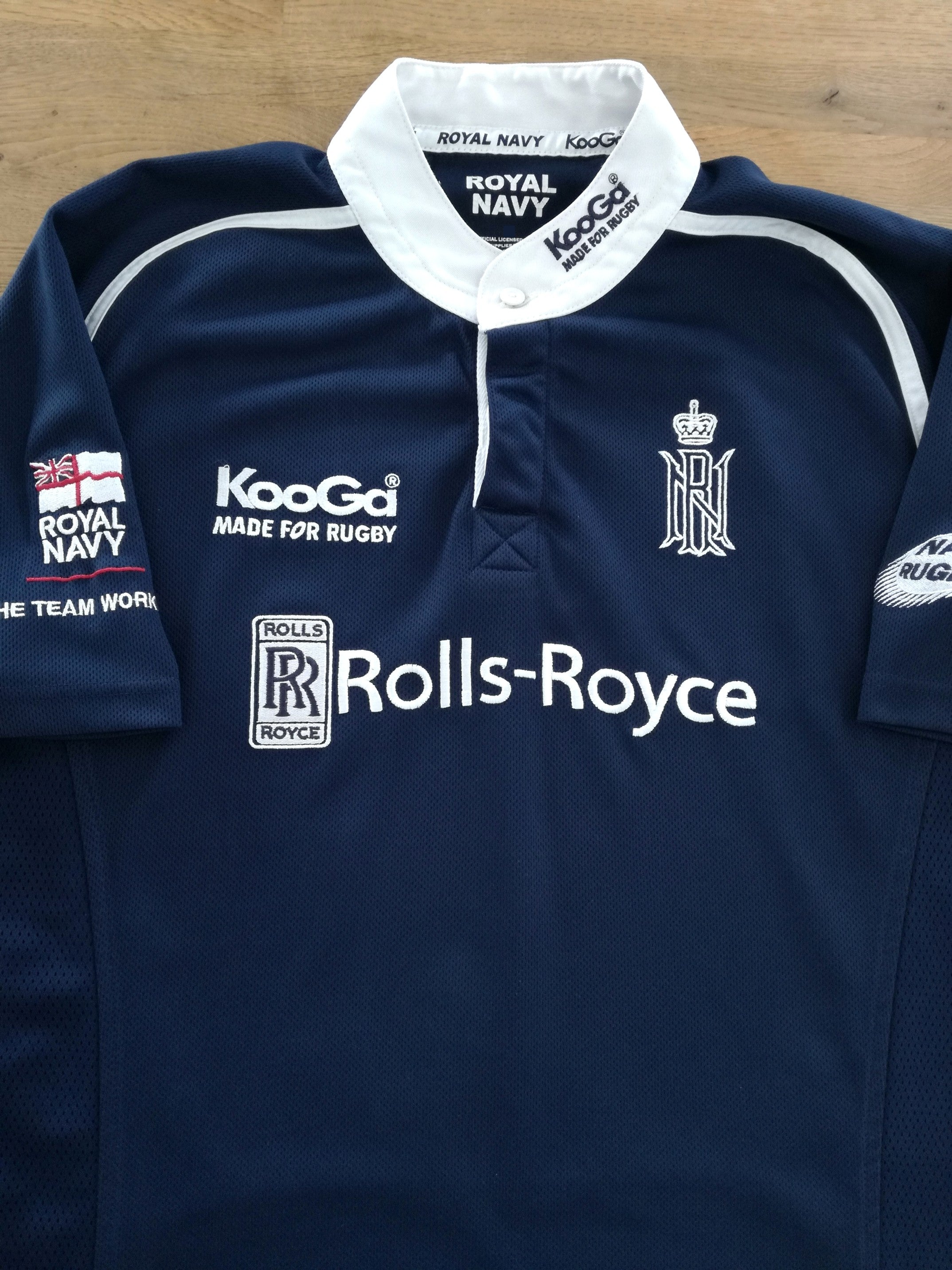 2007 Royal Navy Home Rugby Shirt