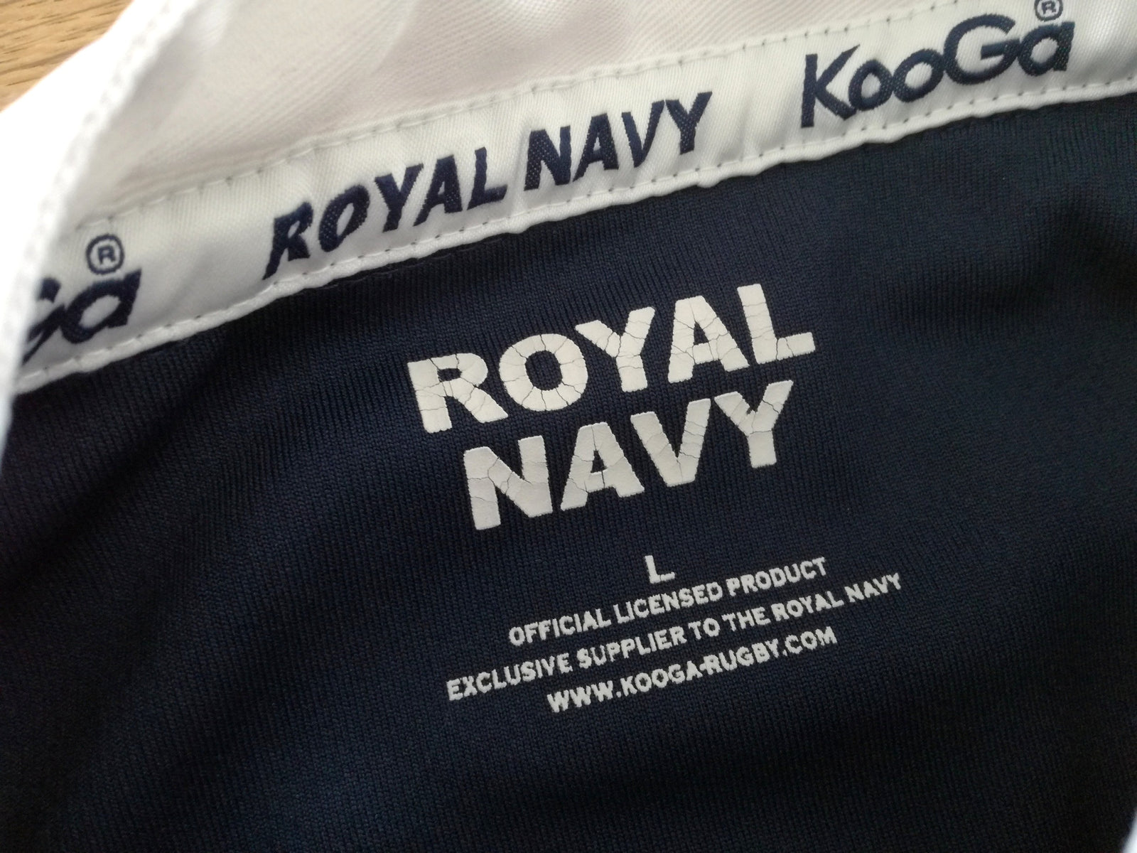 2007 Royal Navy Home Rugby Shirt (L)