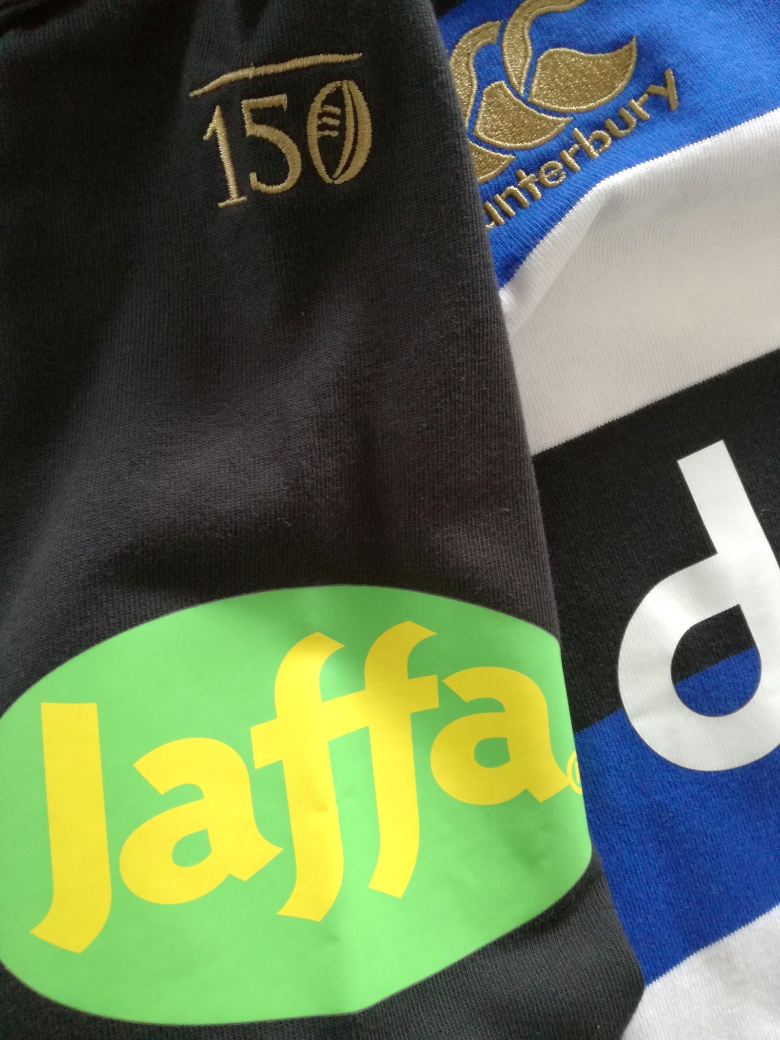 2015/16 Bath Home '150th Anniversary' Rugby Shirt. (S)