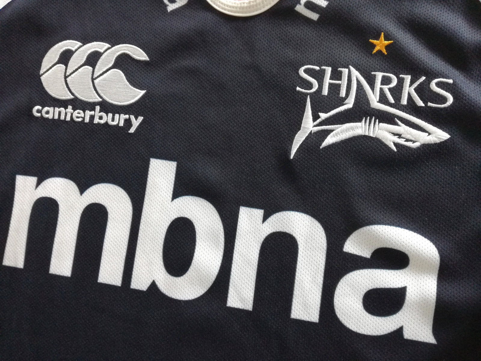 2012/13 Sale Sharks Home Pro-Fit Premiership Rugby Shirt (XL)
