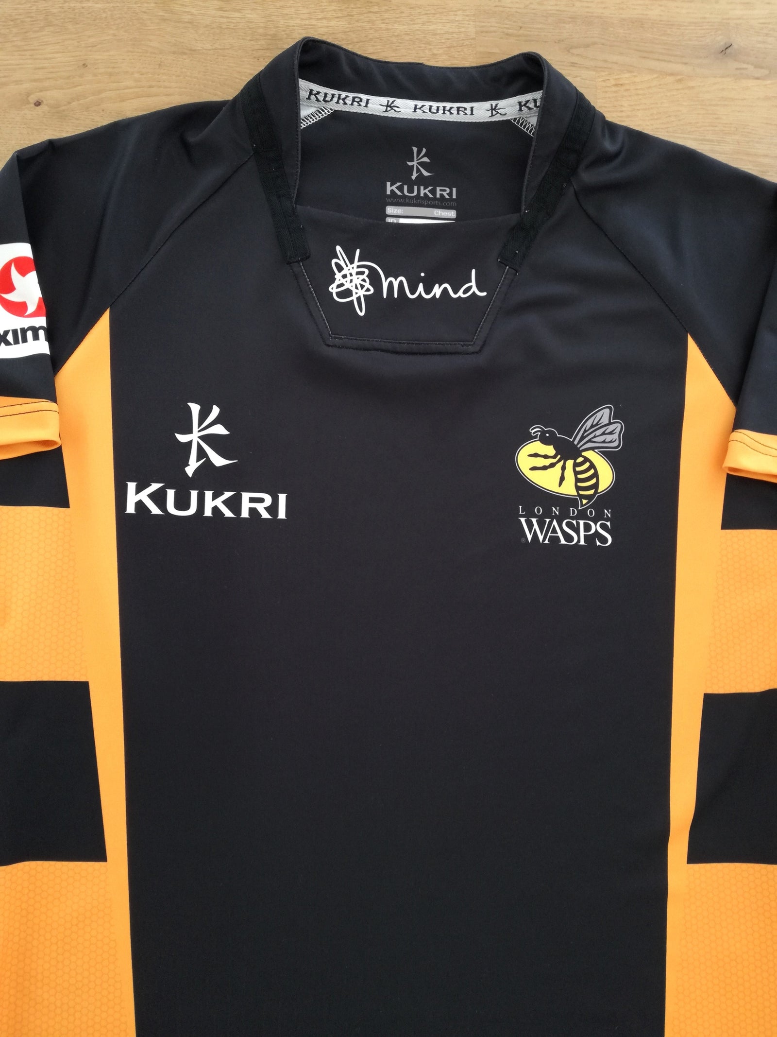 2012/13 London Wasps Home Pro-Fit Rugby Shirt
